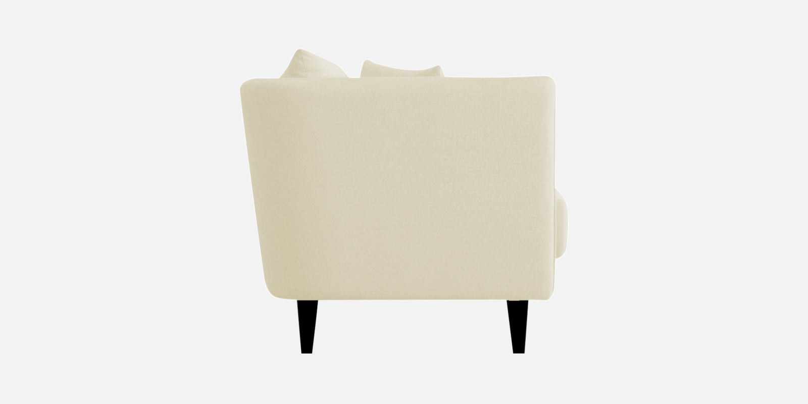 Norway Velvet 3 Seater Sofa In Warm White Colour - Febonic Living