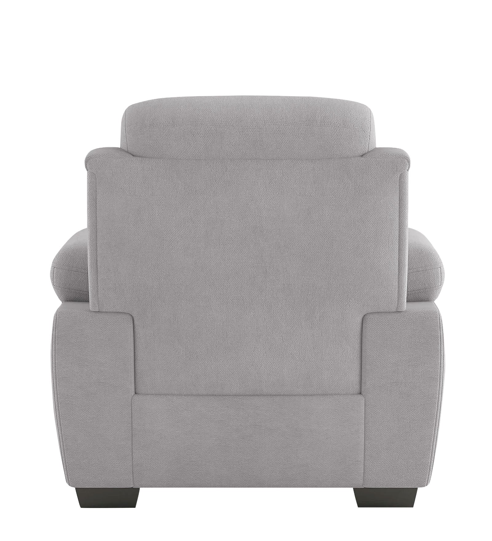 Miranda Velvet 1 Seater Sofa In Concrete grey Colour - Febonic Living