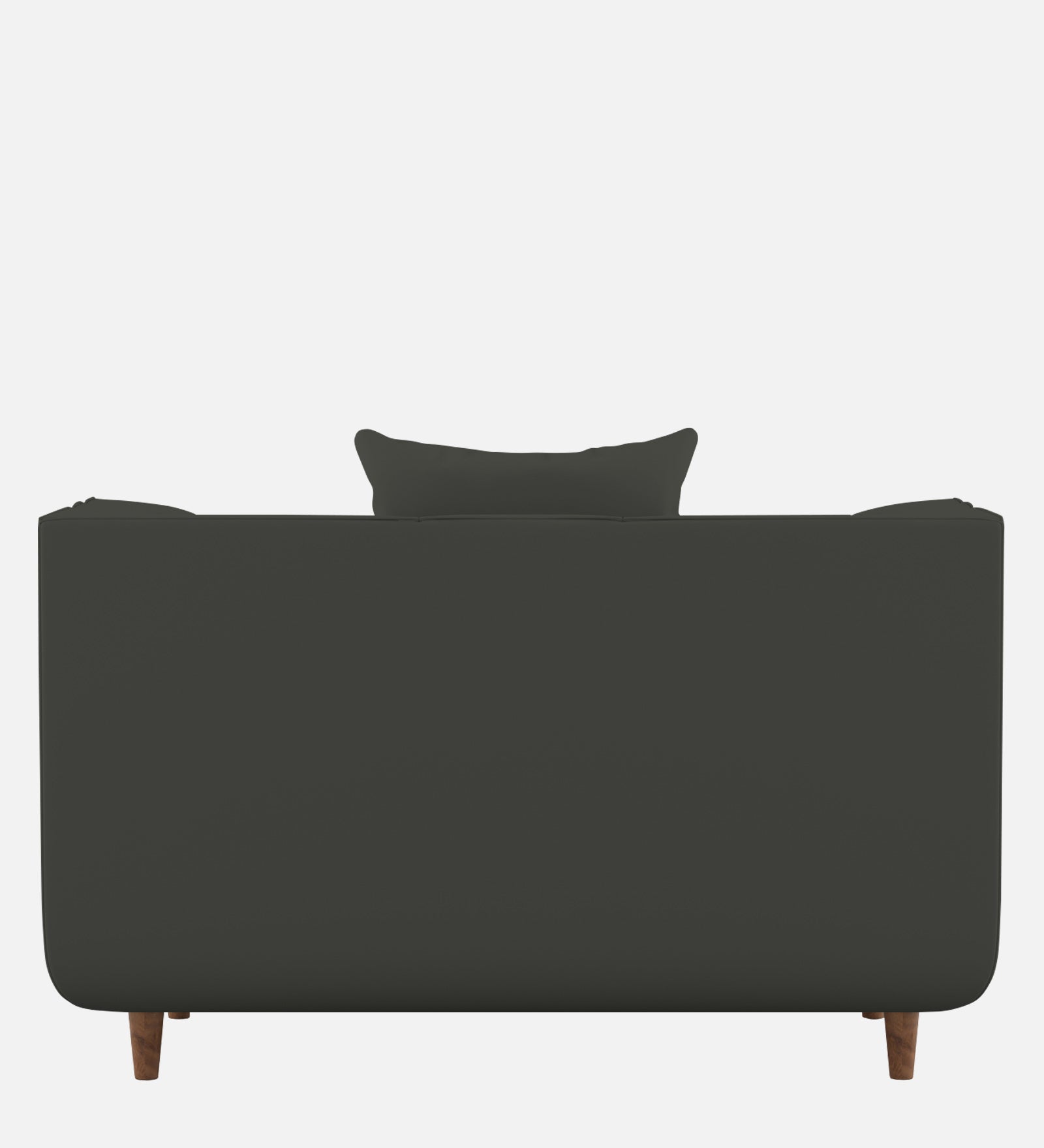 Sumo Velvet 1 Seater Sofa In Hory Grey Colour - Febonic Living