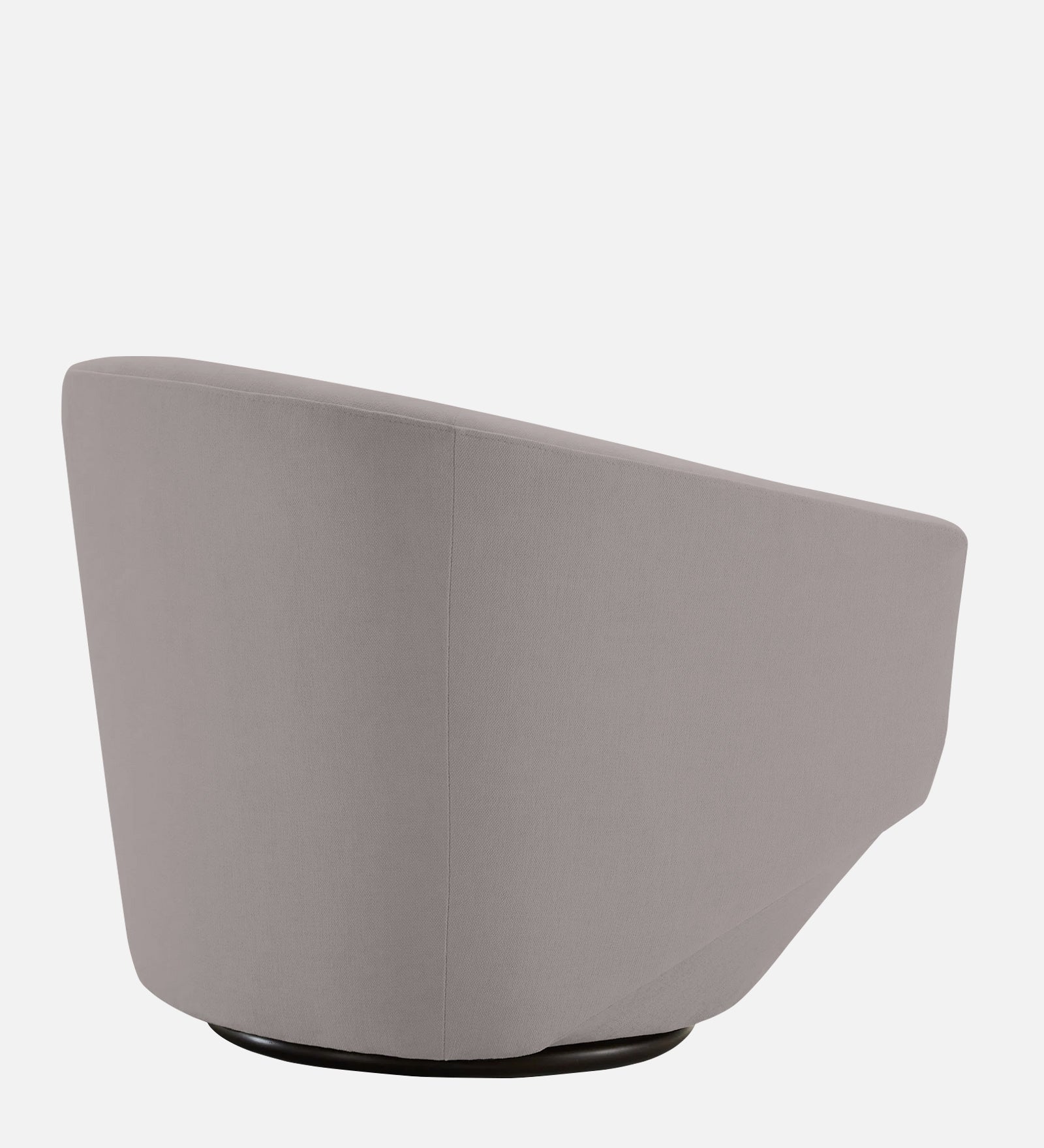 Haddie Velvet Swivel Chair In Pearl Grey Colour - Febonic Living