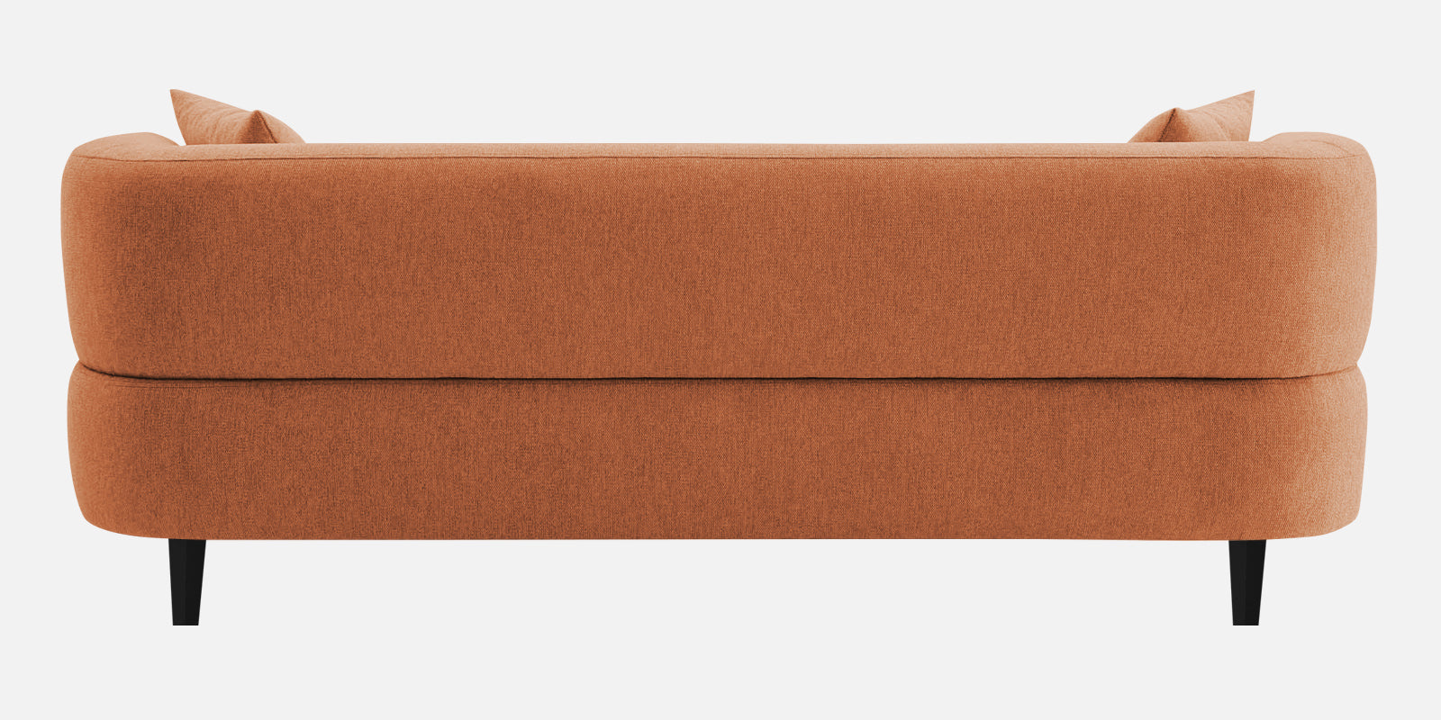 Carson Fabric 3 Seater Sofa In Safforn Orange Colour - Febonic Living