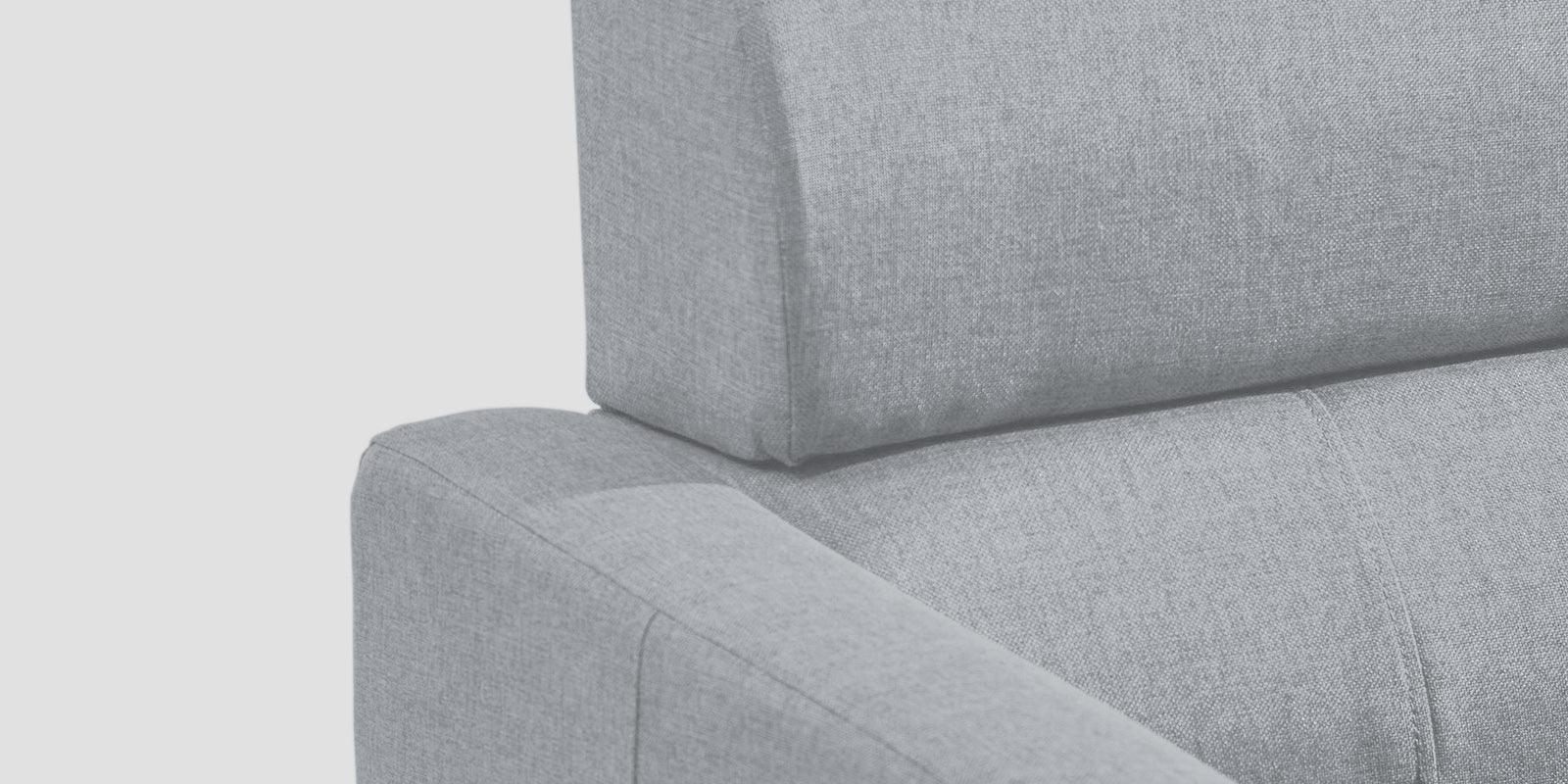 Devo Fabric 3 Seater Sofa In Coin Grey Colour - Febonic Living