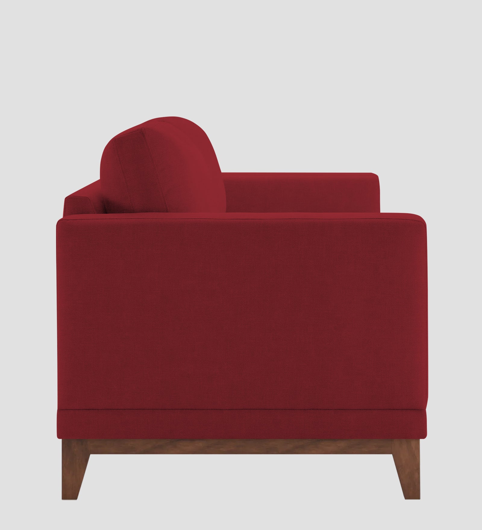 Esha Fabric 1 Seater Sofa In Chilli Red Colour - Febonic Living