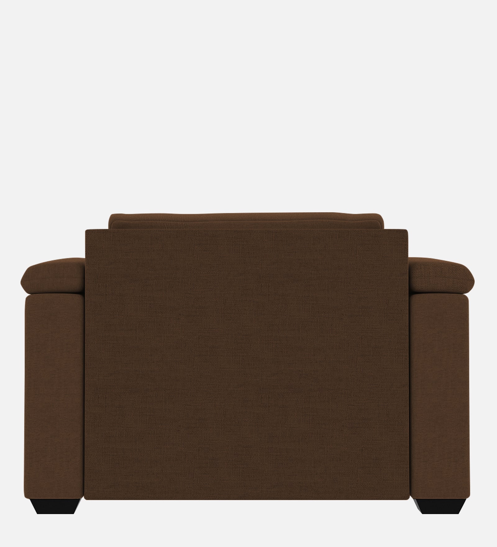 Andres Fabric 1 Seater Sofa In ChestNut Brown Colour - Febonic Living
