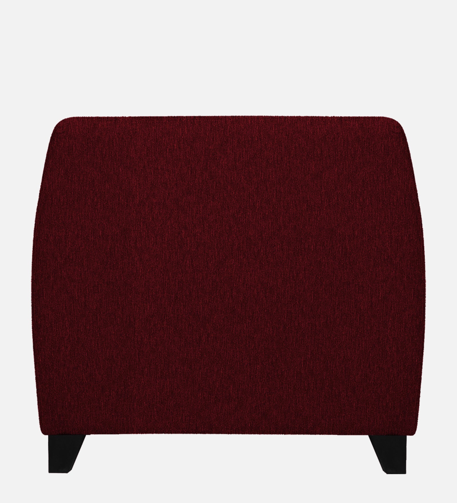 Melaan Fabric 1 Seater Sofa In Ruby Red Colour - Febonic Living