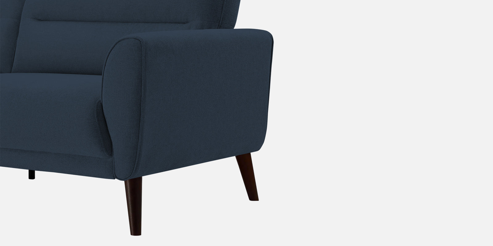 Castro Fabric 2 Seater Sofa In Denim Blue Colour - Febonic Living