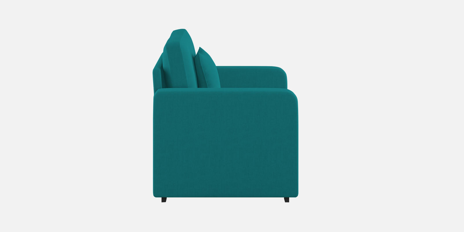 Rocky Fabric 2 Seater Pull Out Sofa Cum Bed In Sea Green Colour With Storage - Febonic Living