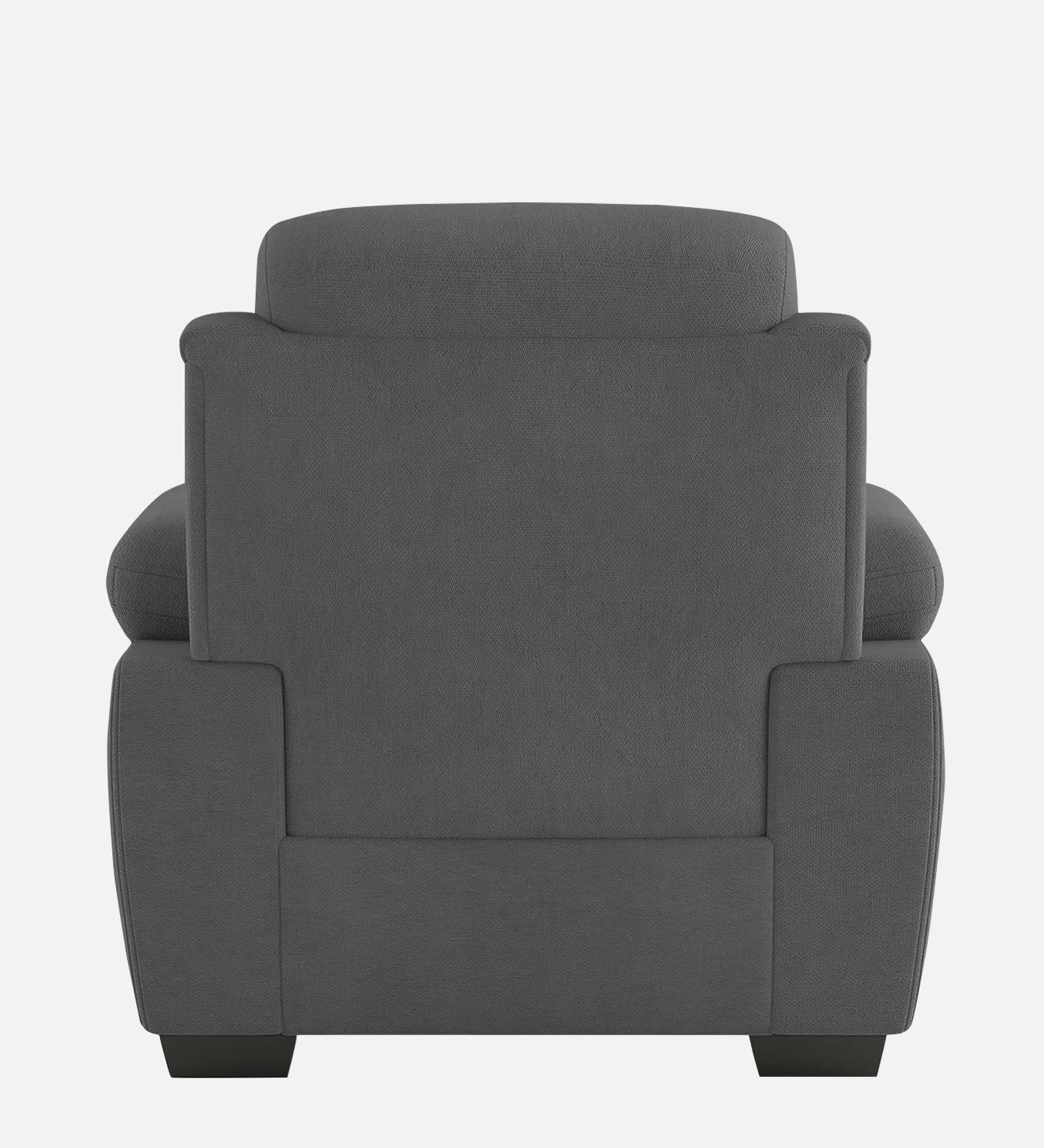 Miranda Velvet 1 Seater Sofa In Davy grey Colour - Febonic Living