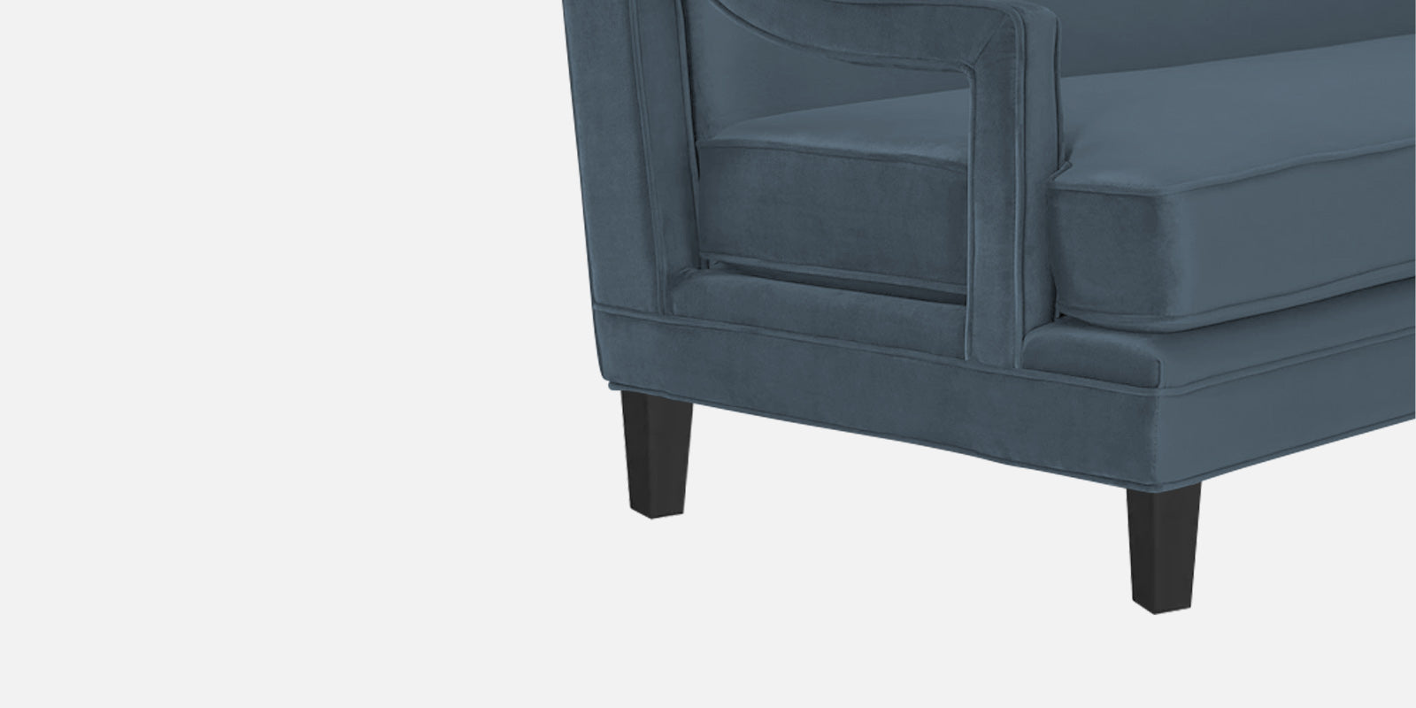 Daffy Velvet 2 Seater Sofa In Oxford Blue Colour - Febonic Living
