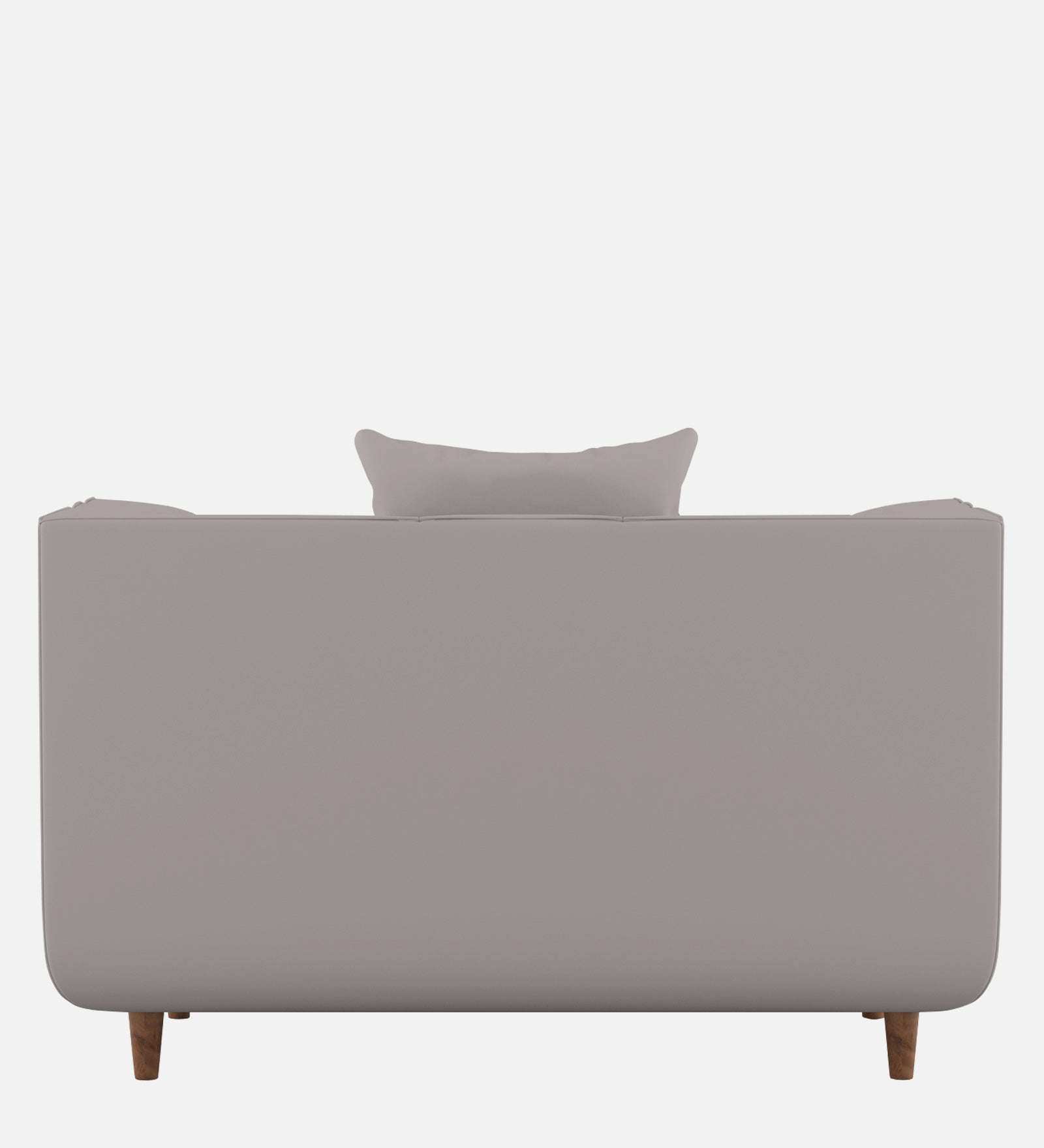 Sumo Velvet 1 Seater Sofa In Pearl Grey Colour - Febonic Living
