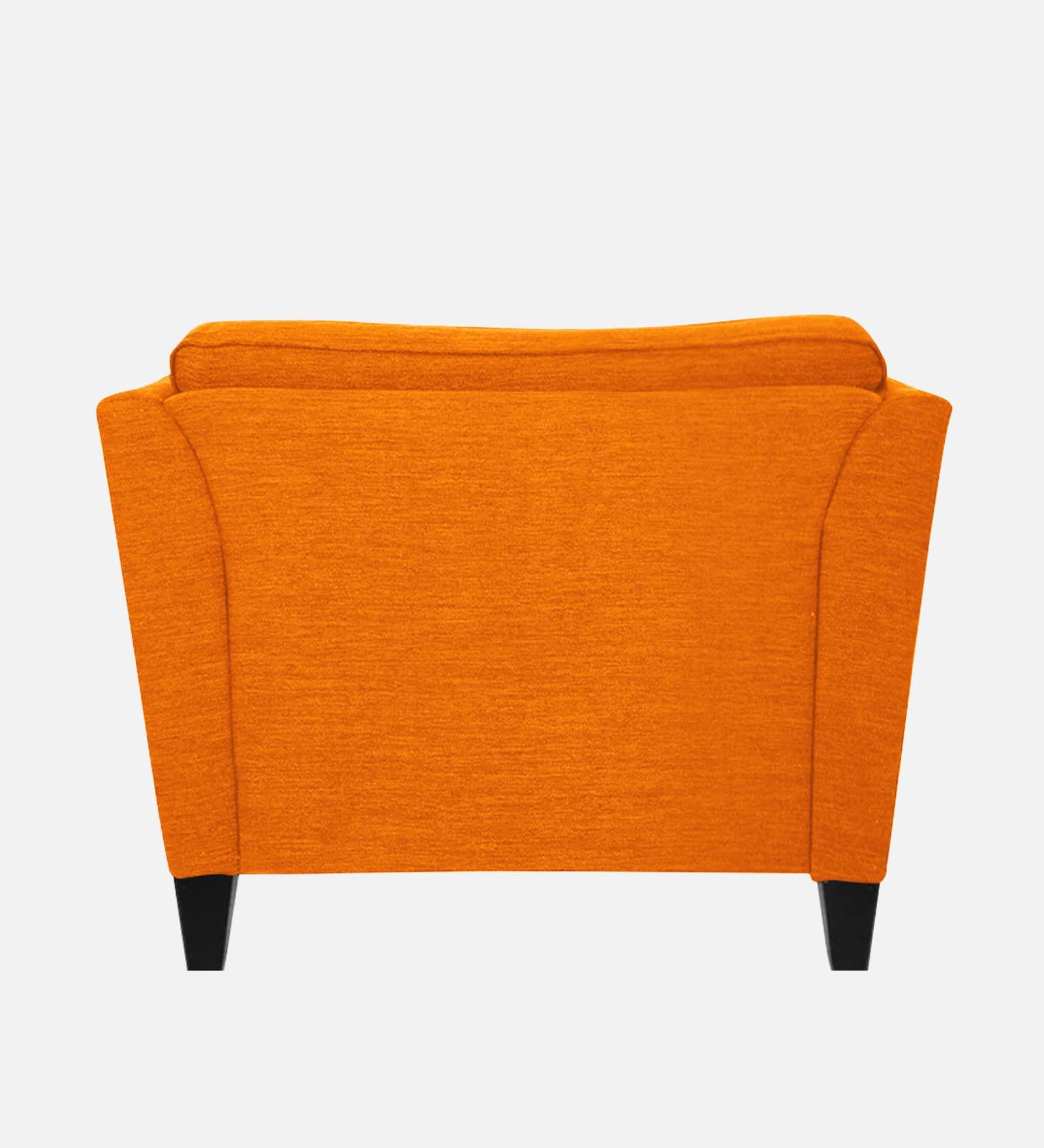 Nigar Fabric 1 Seater Sofa In  Vivid Orange Colour - Febonic Living