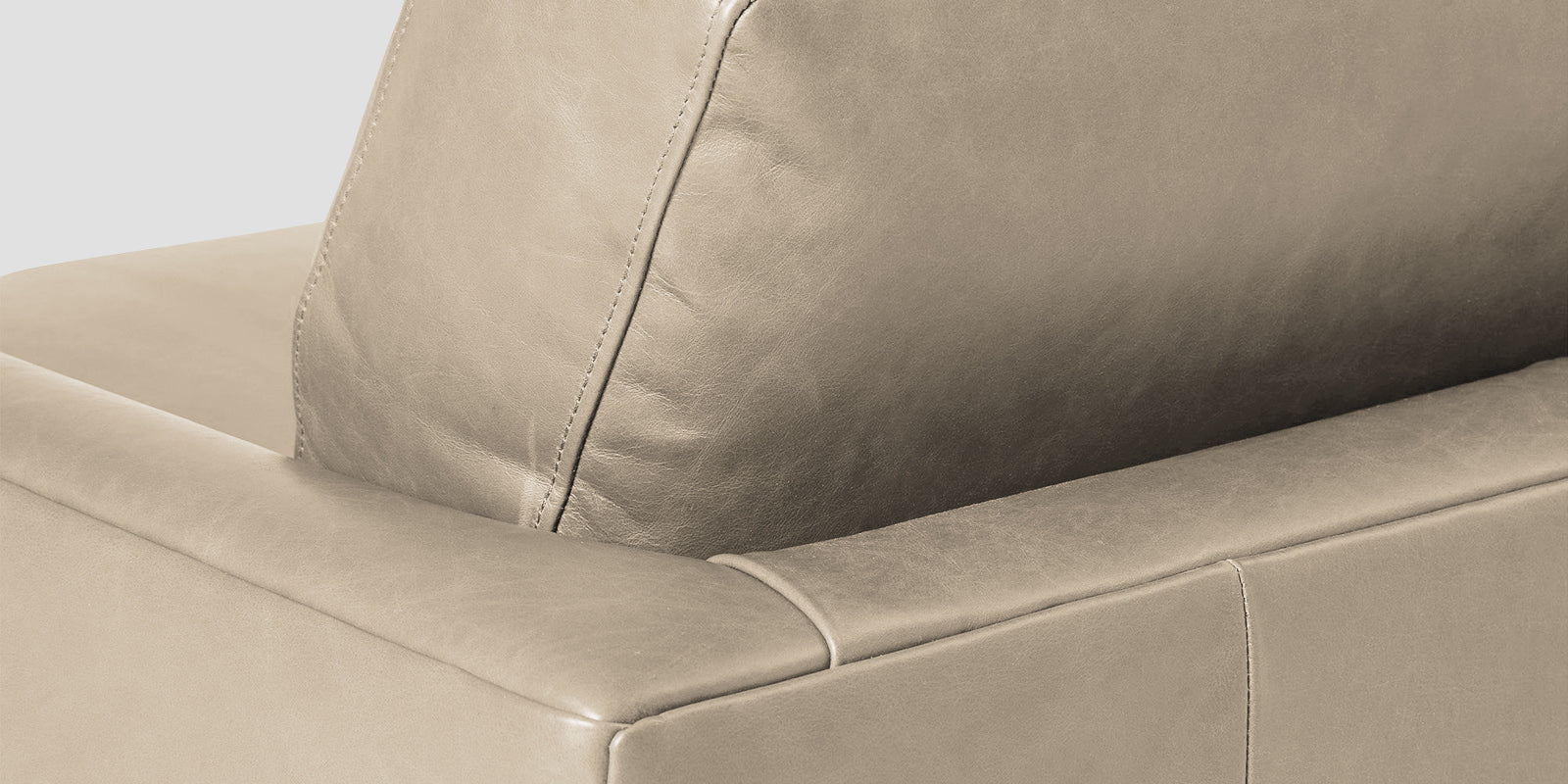 Sterio Leatherette 2 Seater Sofa In Marble Beige Colour - Febonic Living