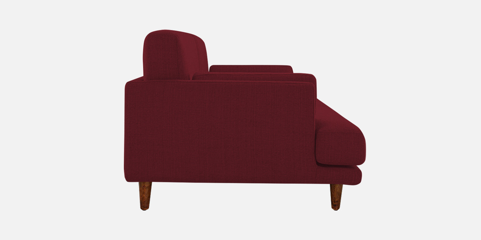Ricky Fabric 3 Seater Sofa In Blood Maroon Colour - Febonic Living