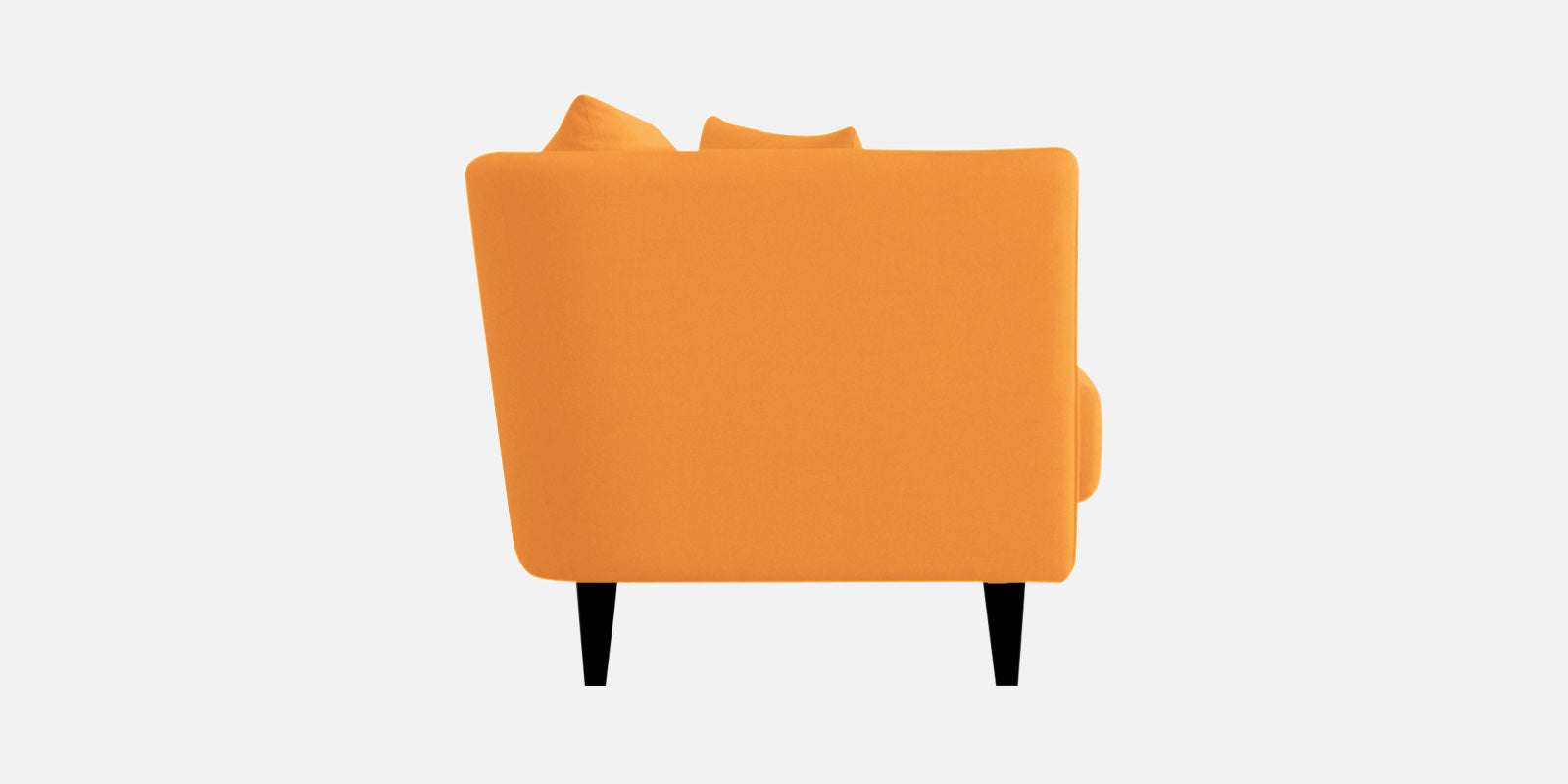Norway Velvet 3 Seater Sofa In Tangerine Orange Colour - Febonic Living