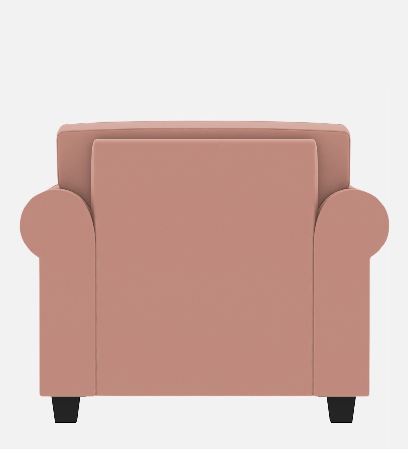 Numonk Velvet 1 Seater Sofa In Blush Pink Colour - Febonic Living
