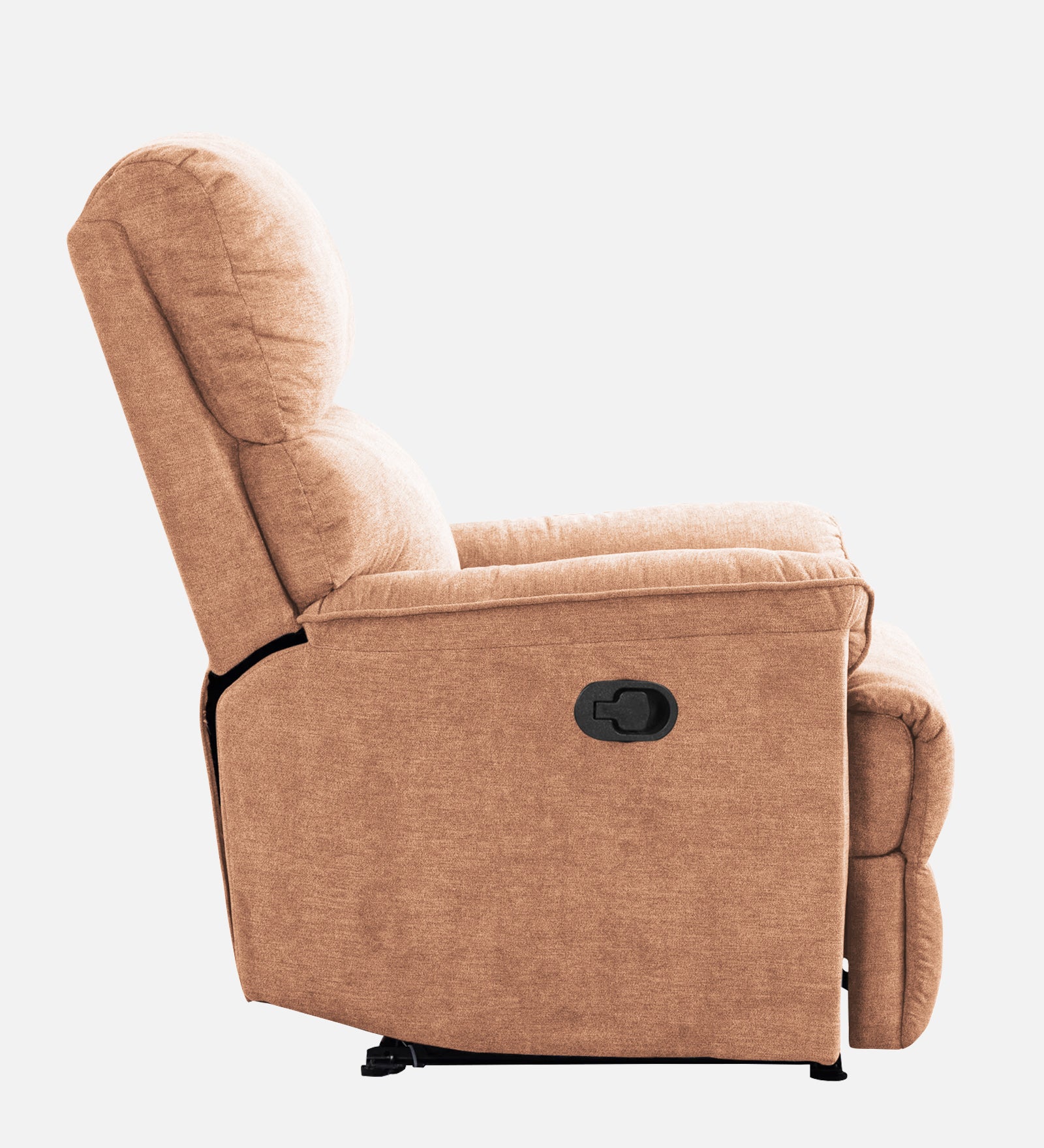 Abby Fabric 1 Seater Manual Recliner In Cosmic Beige Colour - Febonic Living
