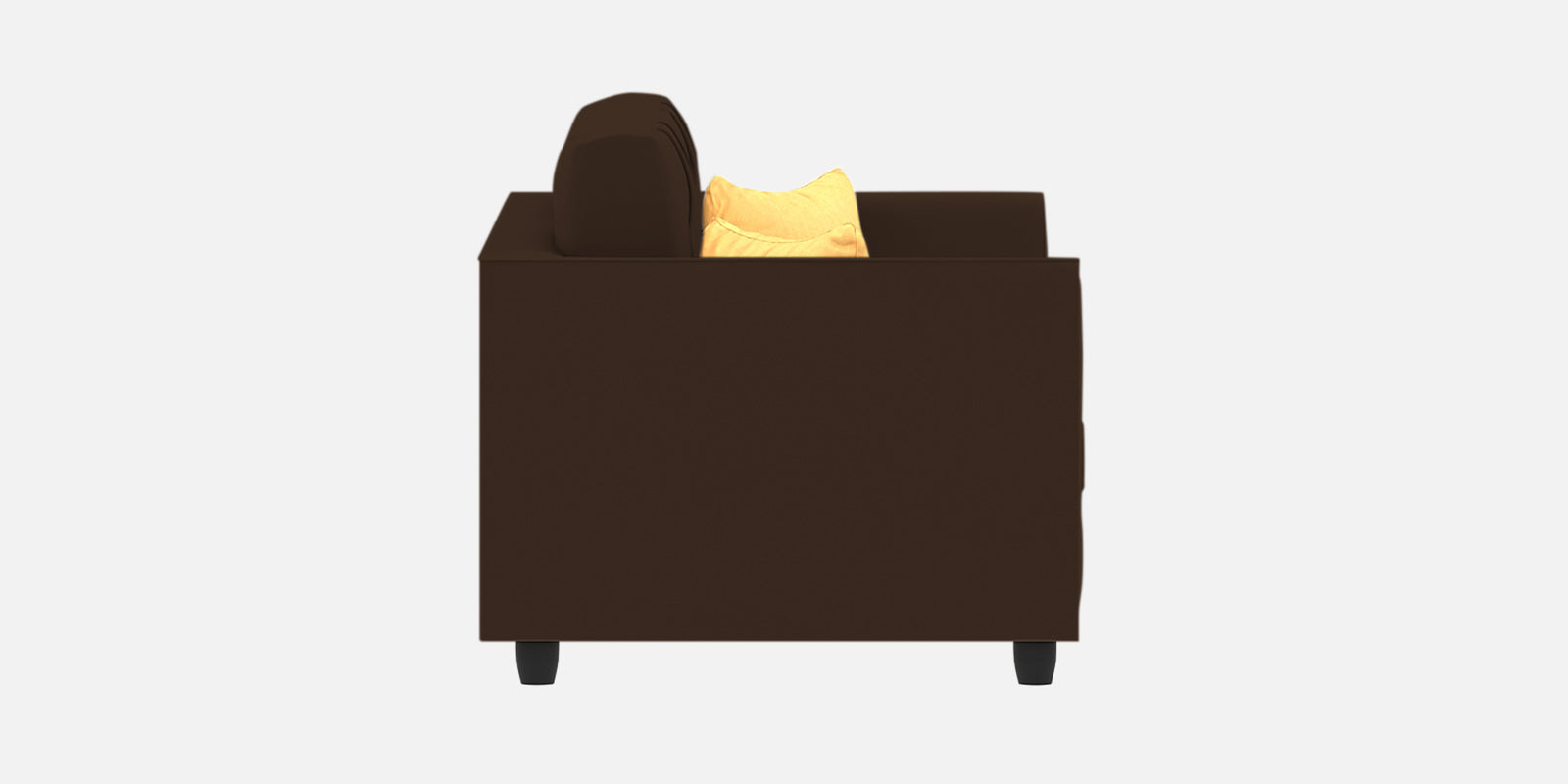 Nestin Velvet 2 Seater Sofa In Cholocate Brown Colour - Febonic Living