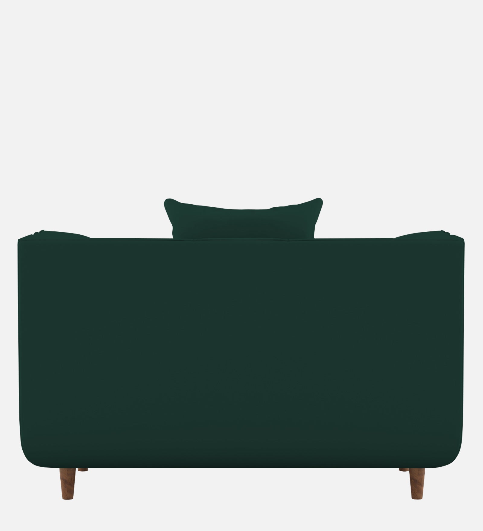 Sumo Velvet 1 Seater Sofa In Forest Green Colour - Febonic Living
