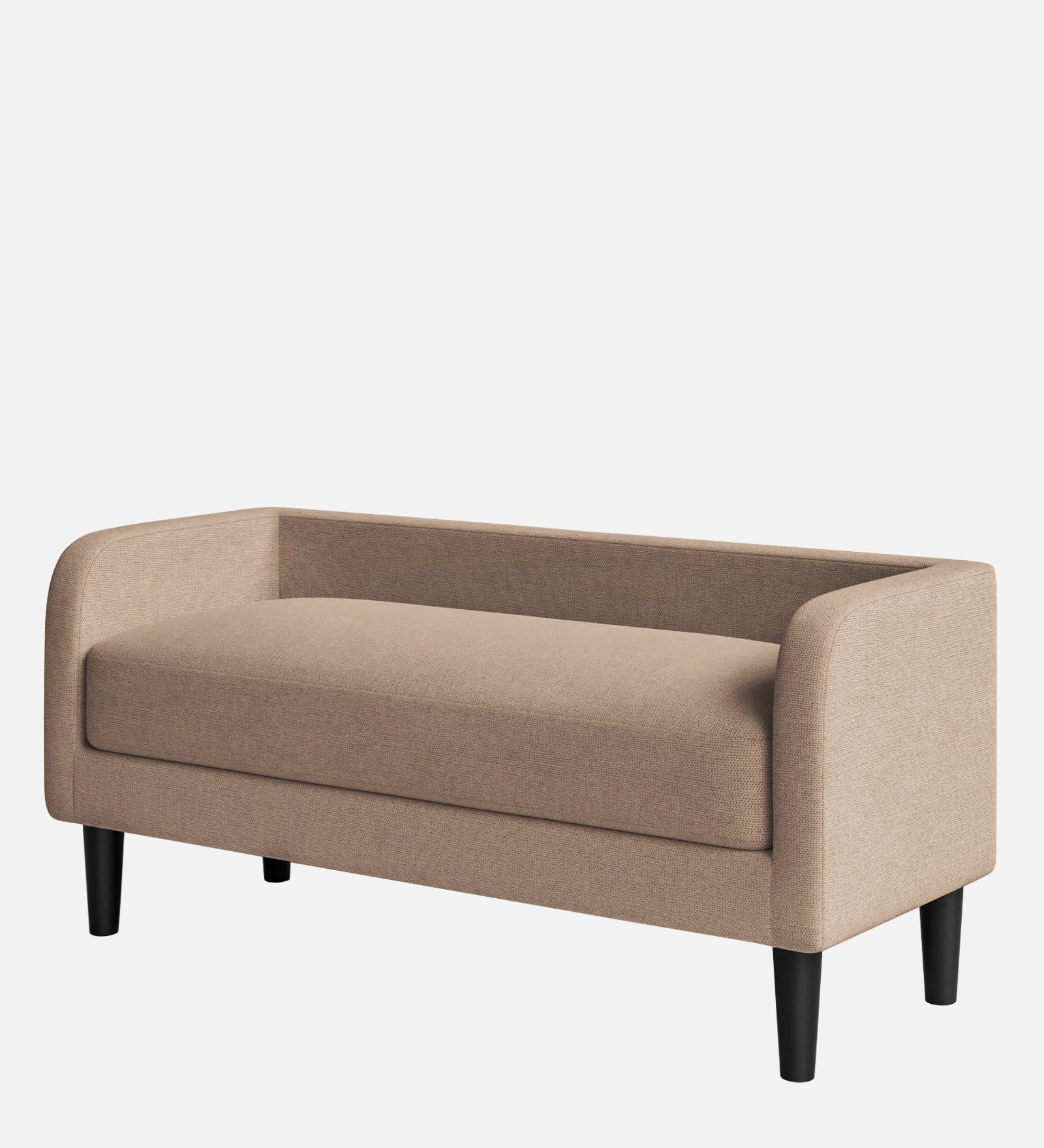 Maya Fabric Bench In Cookie Beige Colour - Febonic Living