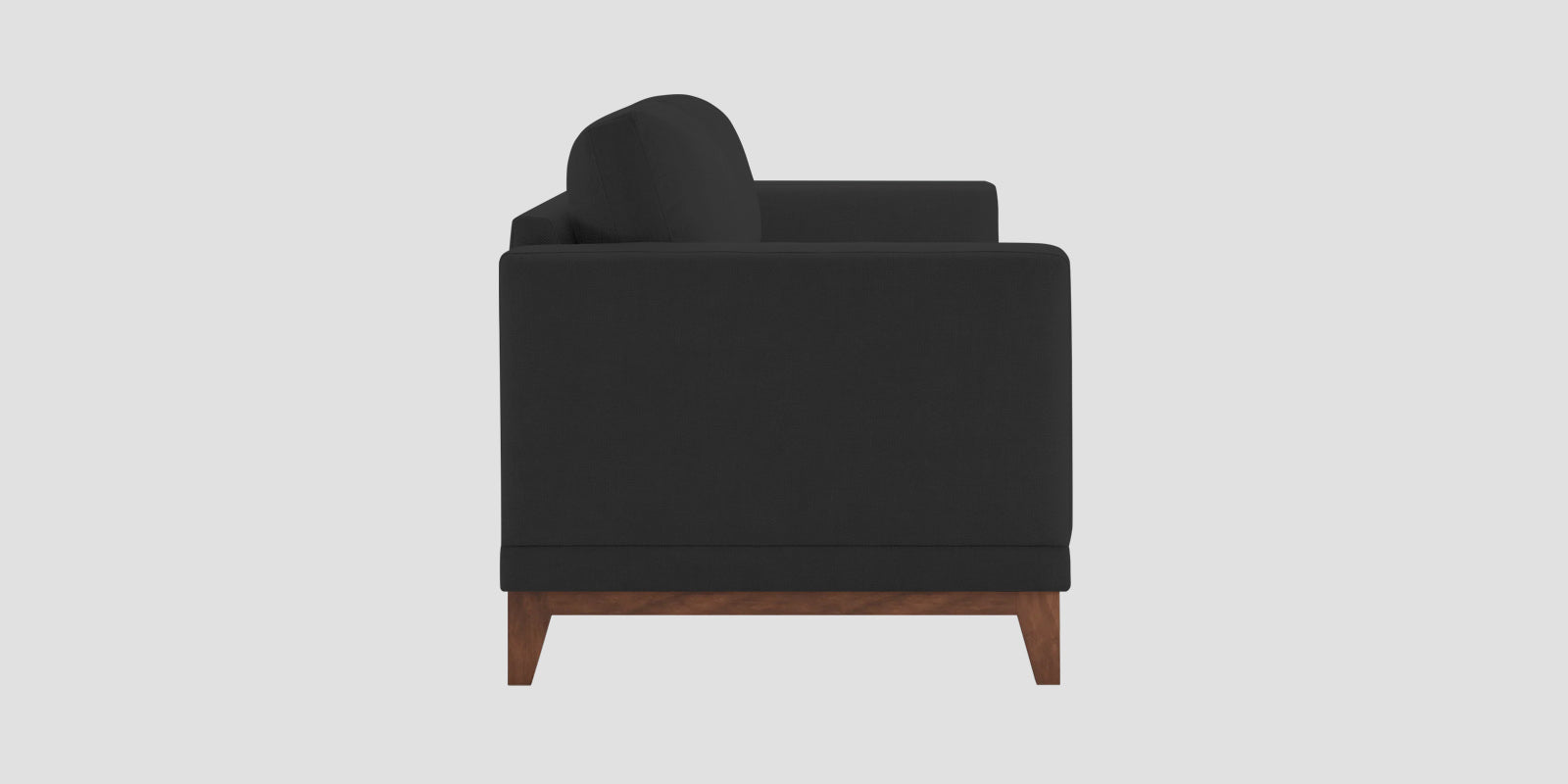 Esha Fabric 3 Seater Sofa In Bitter Black Colour - Febonic Living