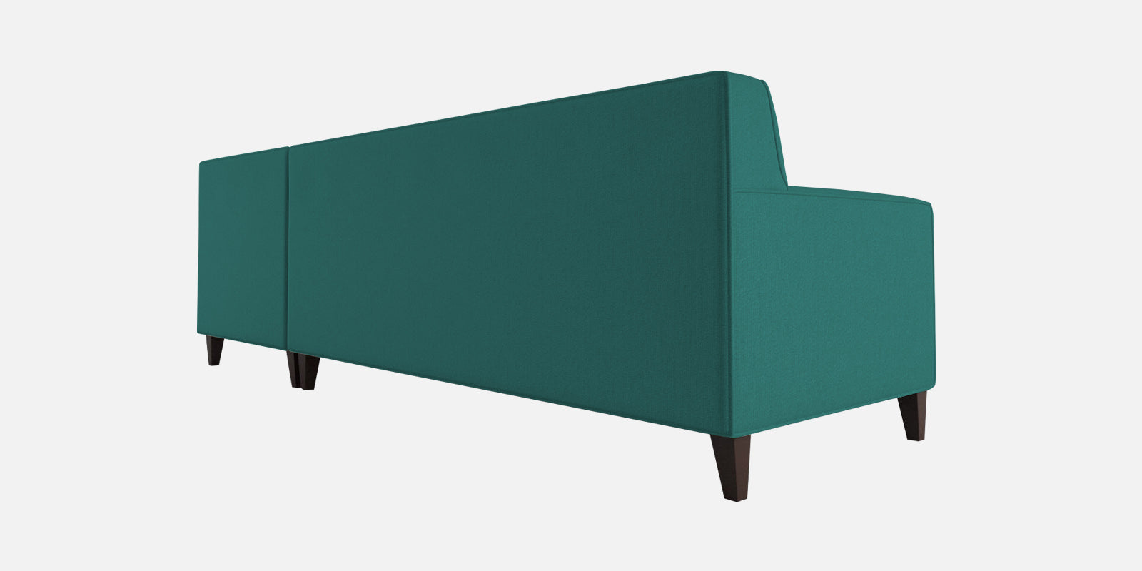 Miller Fabric LHS Sectional Sofa (3+Lounger) In Sea Green Colour - Febonic Living