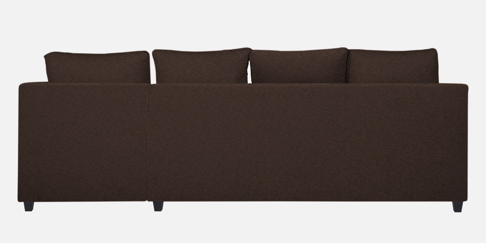 Nebula Fabric LHS Sectional Sofa (3+Lounger) In Coffee Brown Colour - Febonic Living