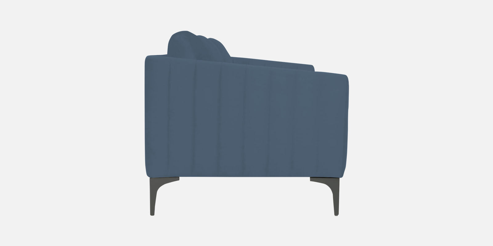 Haru Velvet 2 Seater Sofa In Oxford Blue Colour - Febonic Living