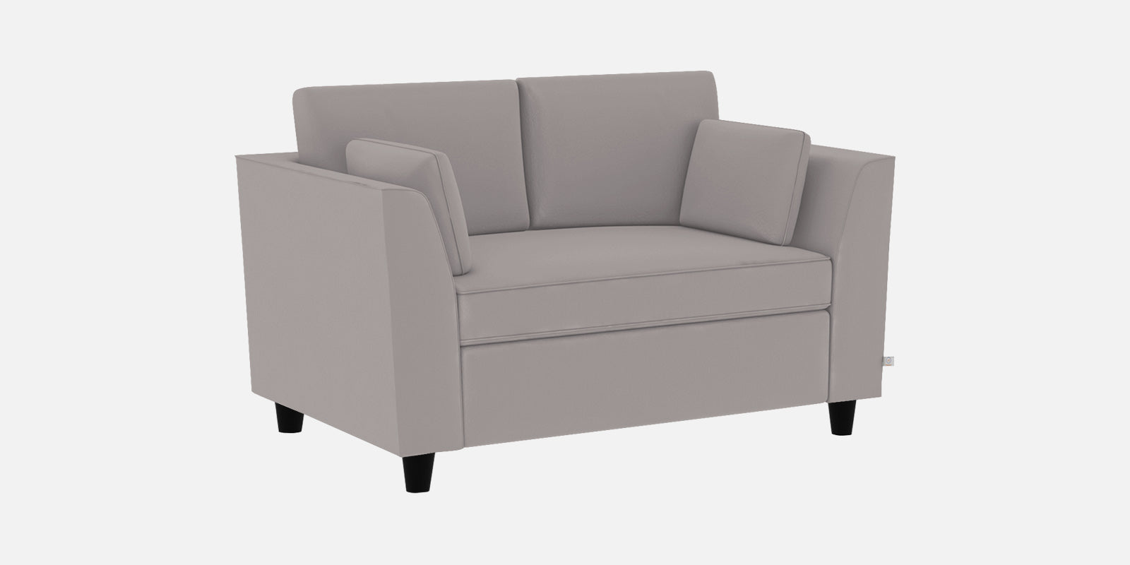 Bristo Velvet 2 Seater Sofa In Pearl Grey Colour - Febonic Living