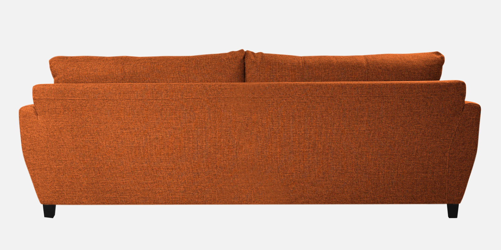 Mario Fabric 3 Seater Sofa In Vivid Orange Colour - Febonic Living