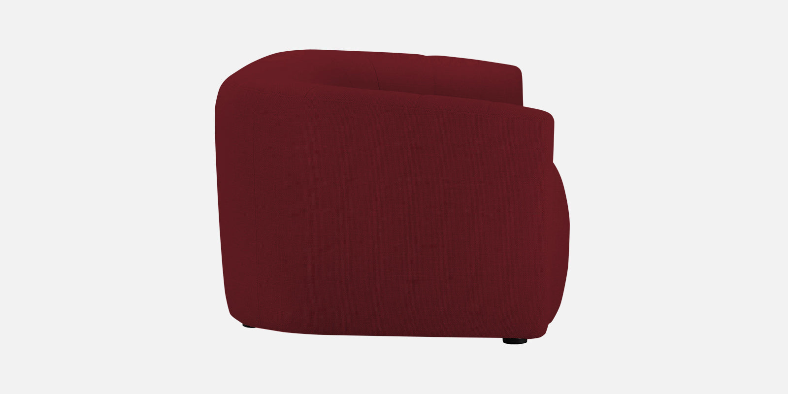 Mara Fabric 3 Seater Sofa In Blood Maroon Colour