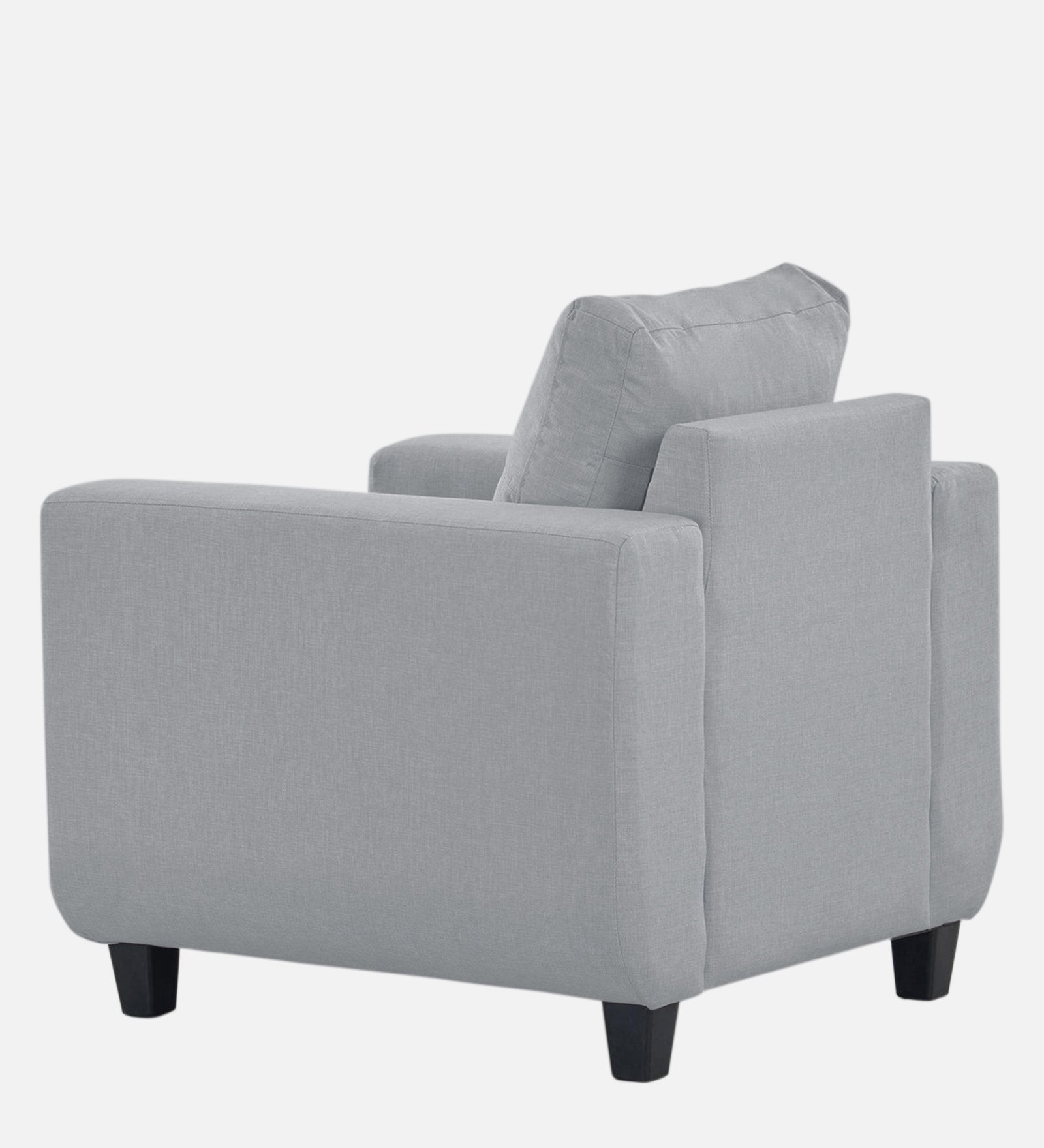 Perry Fabric 1 Seater Sofa In Coin Grey Colour - Febonic Living