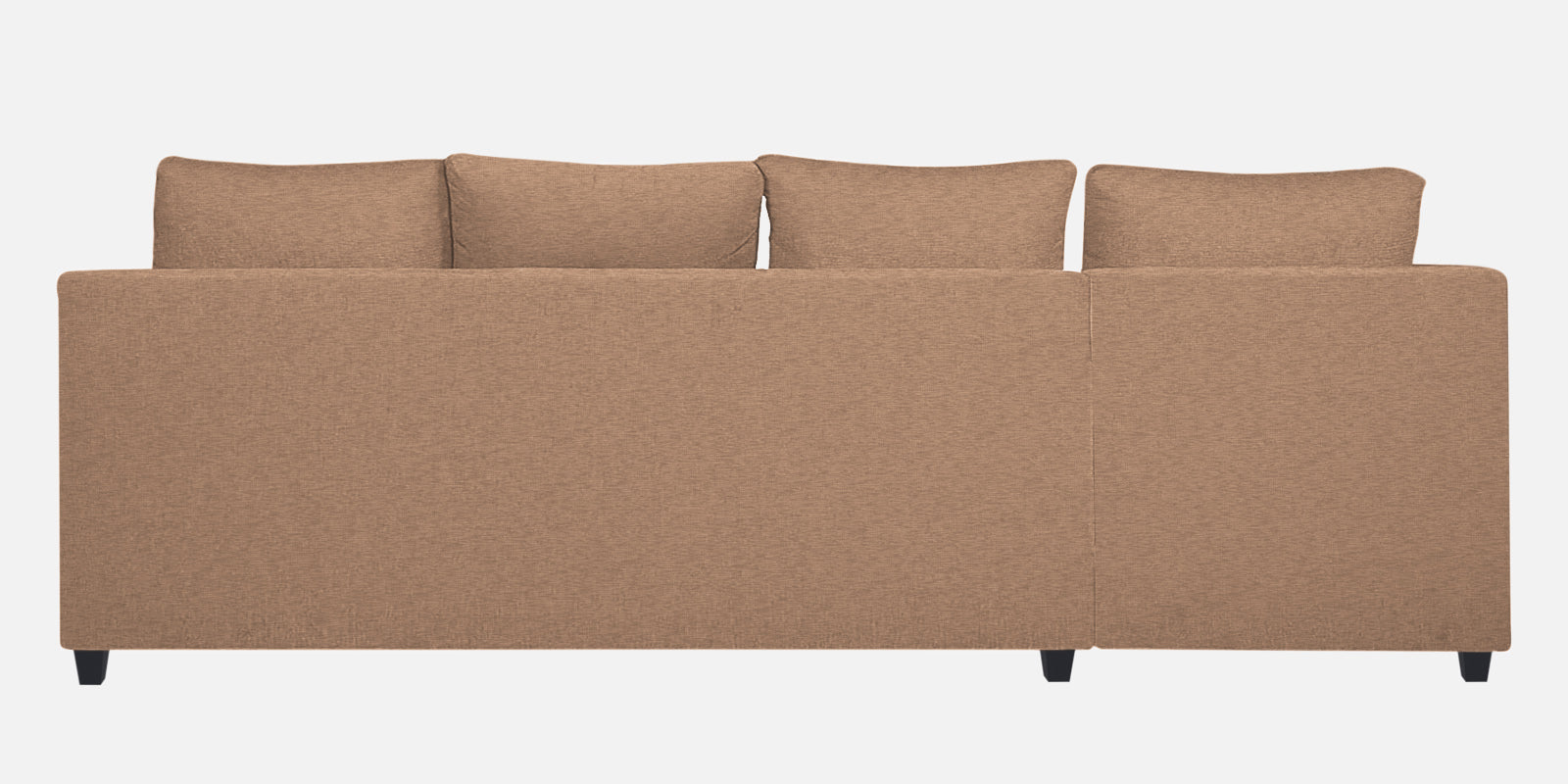 Nebula Fabric RHS Sectional Sofa (3+Lounger) In Cosmic Beige Colour - Febonic Living