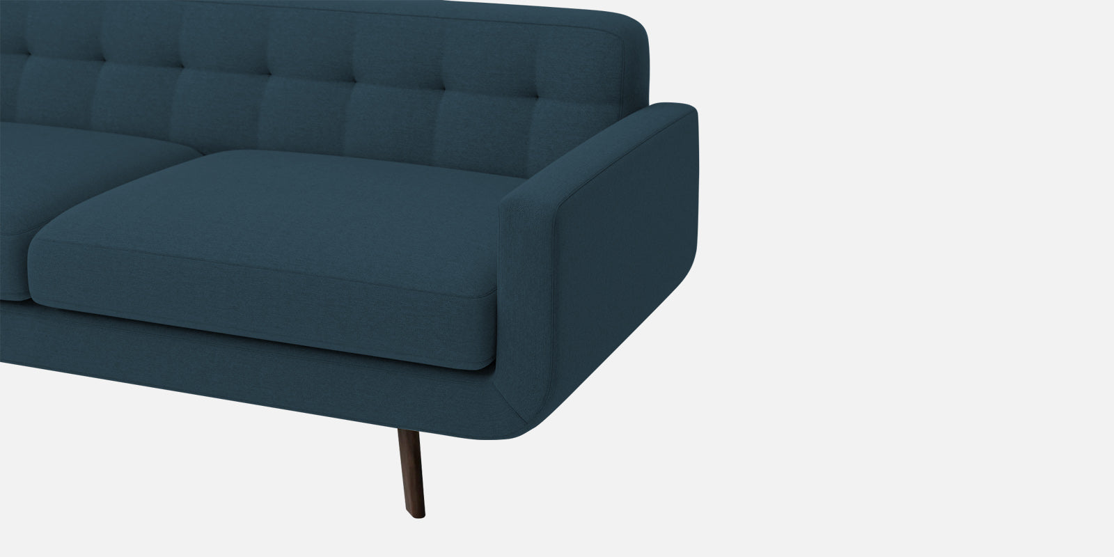 Marsela Fabric 3 Seater Sofa In Cool Blue Colour - Febonic Living