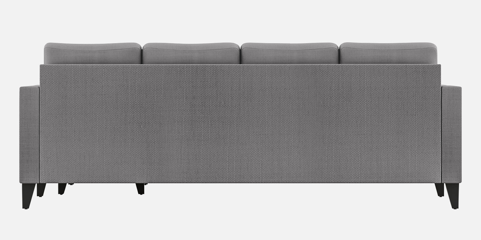 Nori Fabric LHS Sectional Sofa (3+Lounger) In Sudo Grey Colour - Febonic Living
