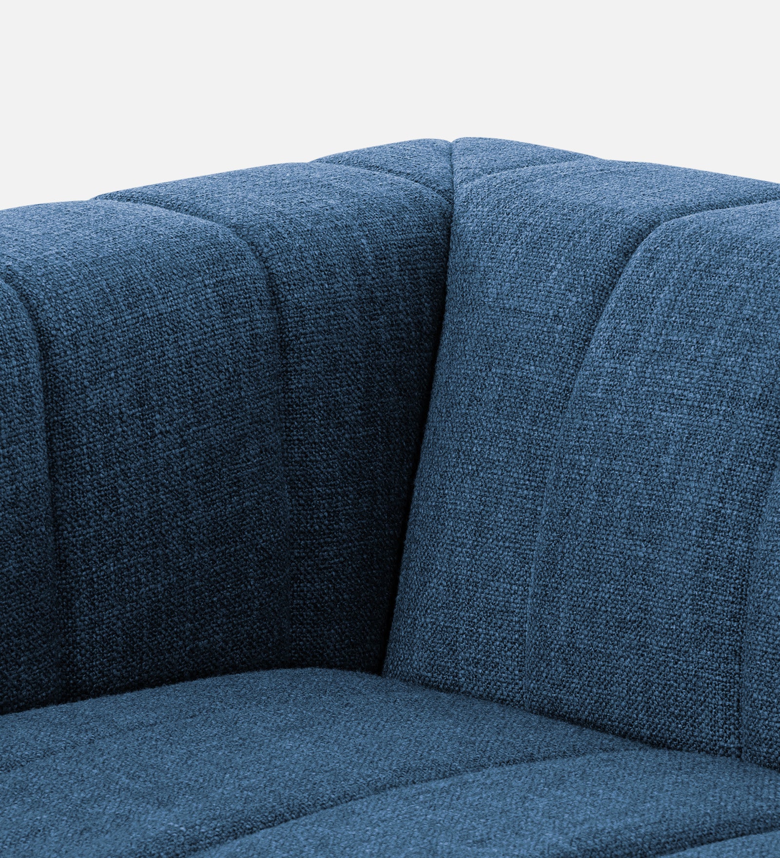 Lara Fabric 1 Seater Sofa In Light Blue Colour - Febonic Living