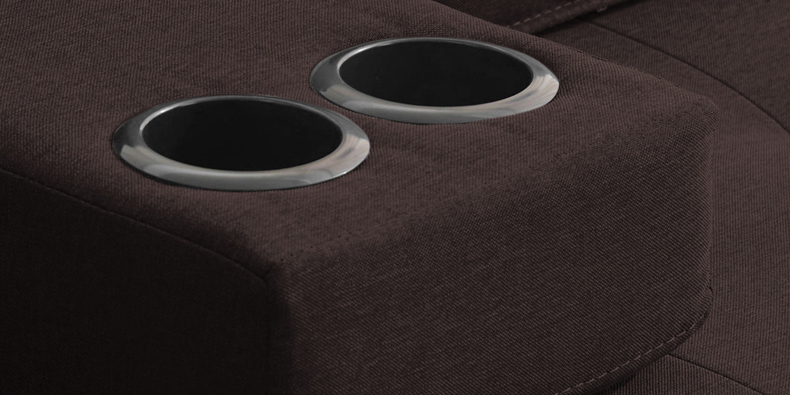 Jerry Fabric 3 Seater Convertible Sofa Cum Bed In Dark Brown Colour - Febonic Living