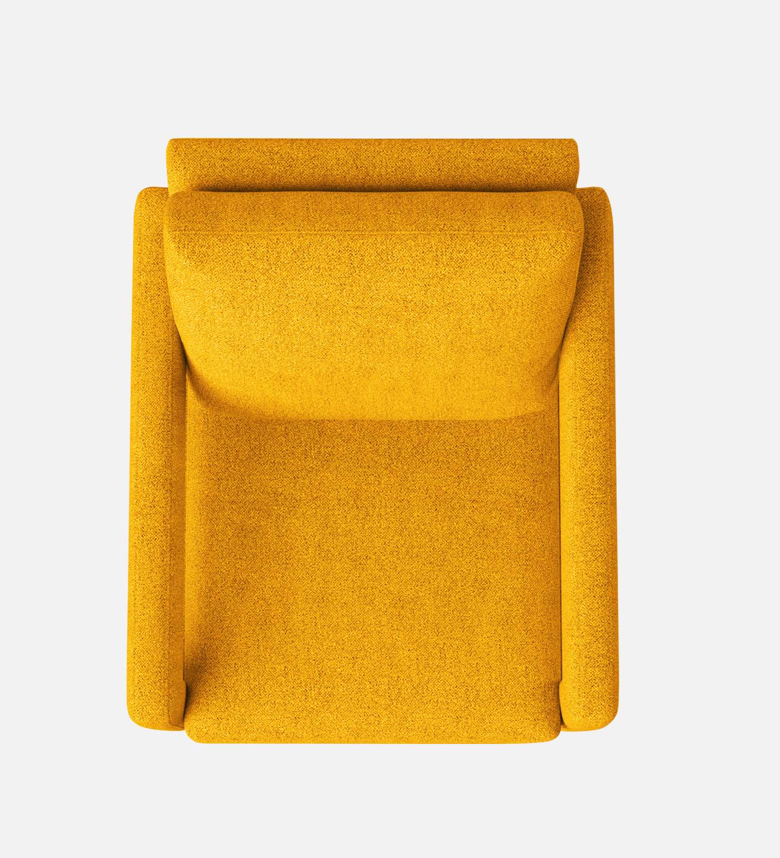 Olsen Fabric Arm Chair In Bold Yellow Colour - Febonic Living