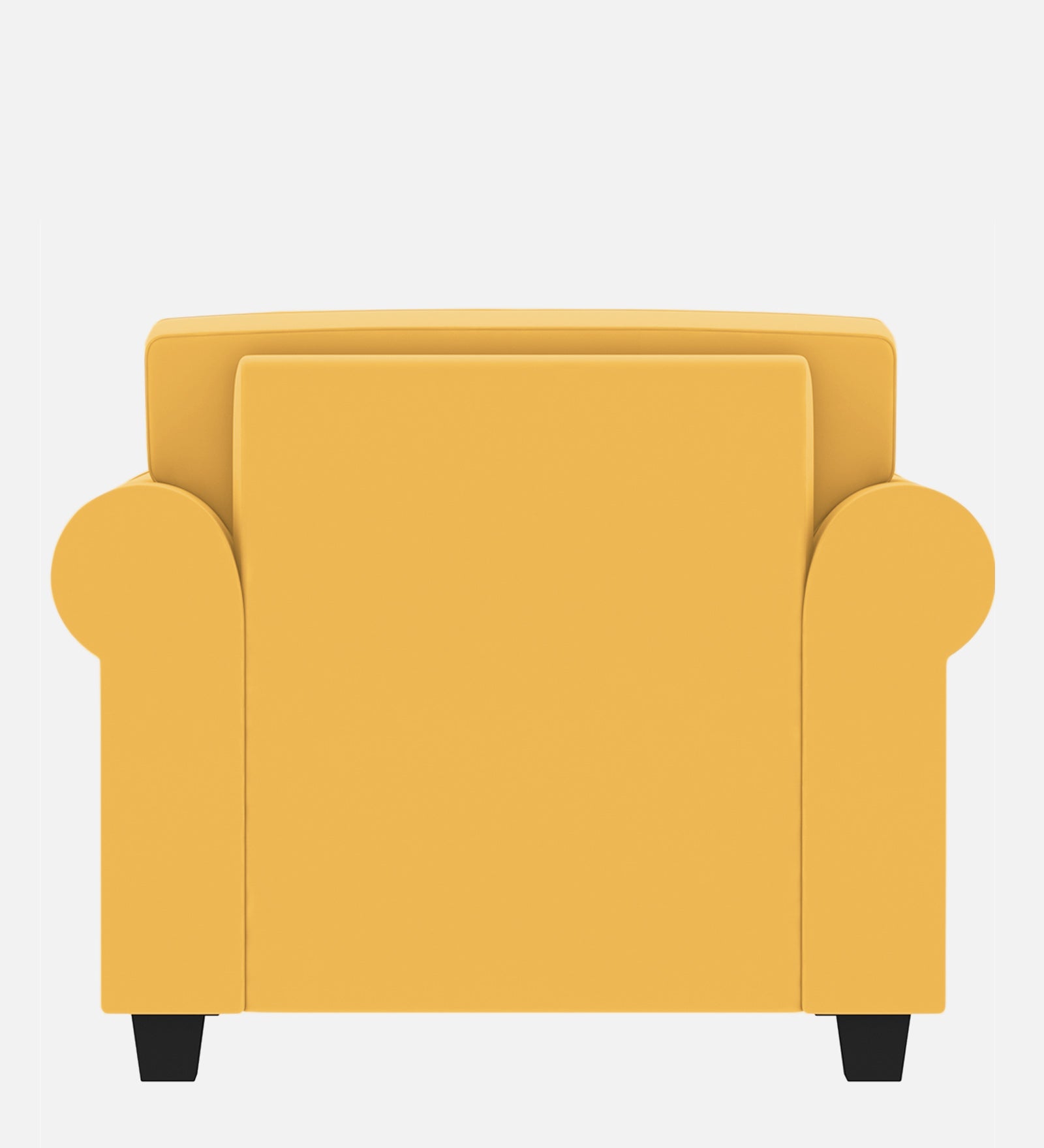 Numonk Velvet 1 Seater Sofa In Turmeric yellow Colour - Febonic Living