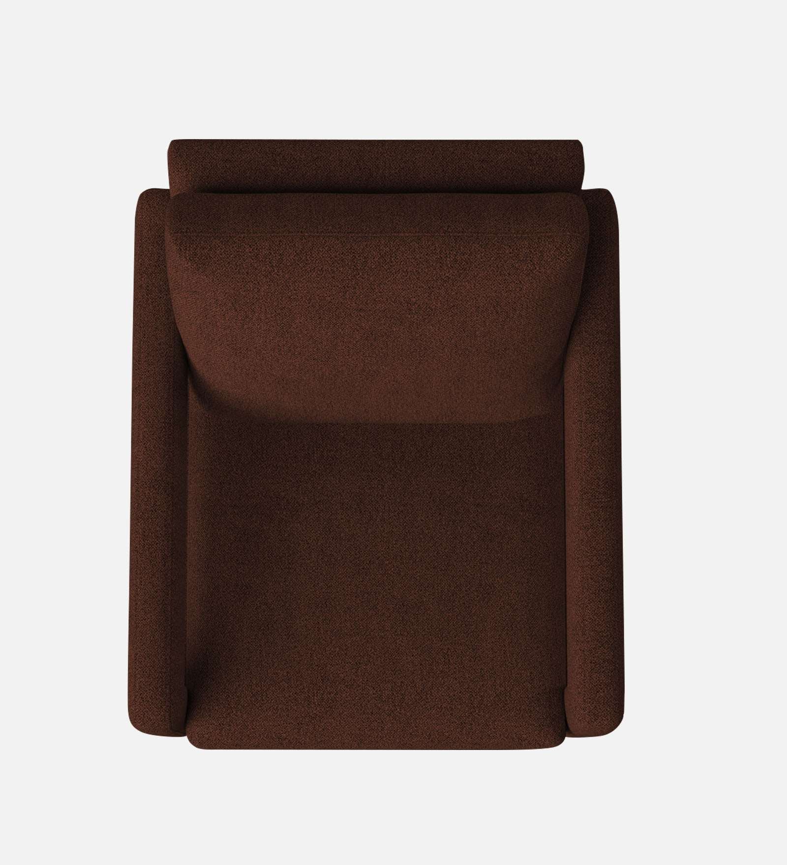 Olsen Fabric Arm Chair In Coffee Brown Colour - Febonic Living