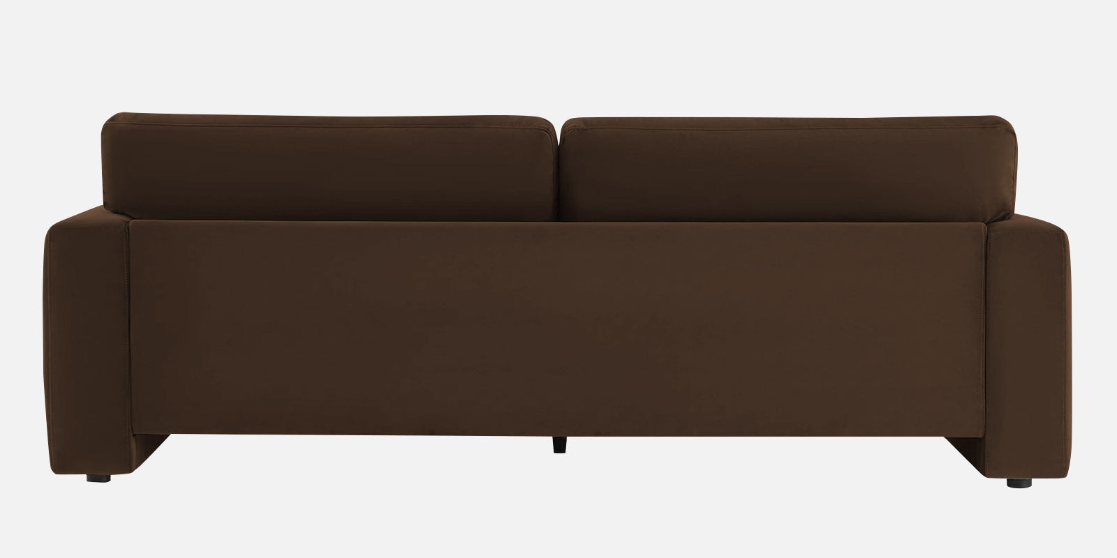 Kosta Velvet 3 Seater Sofa In Cholocate Brown Colour - Febonic Living