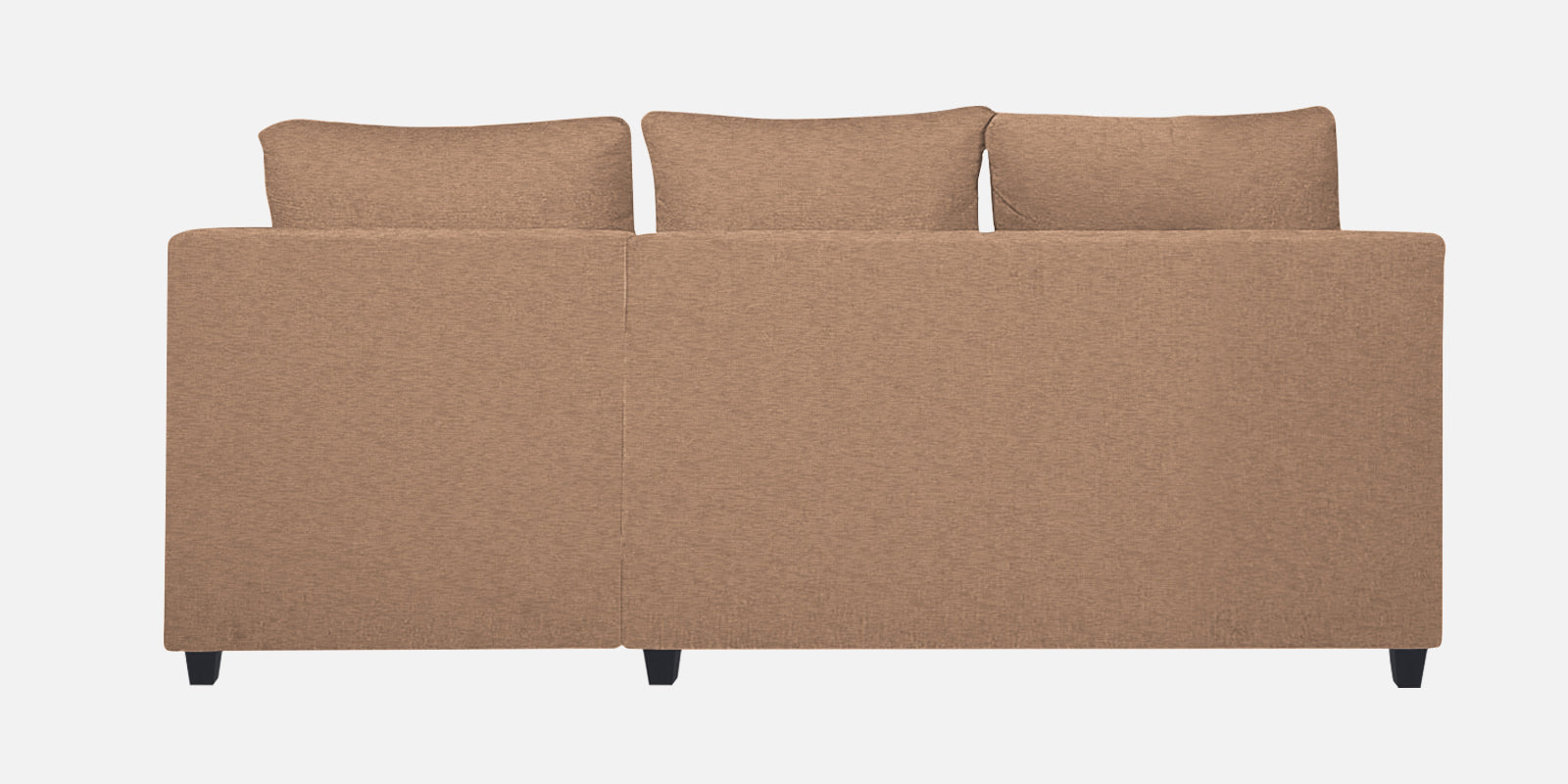 Nebula Fabric LHS Sectional Sofa (2+Lounger) In Cosmic Beige Colour - Febonic Living