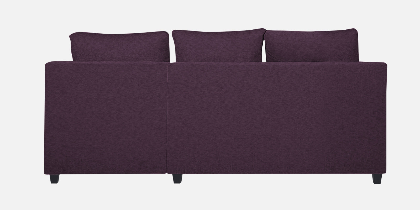 Nebula Fabric LHS Sectional Sofa (2+Lounger) In Greek Purple Colour - Febonic Living