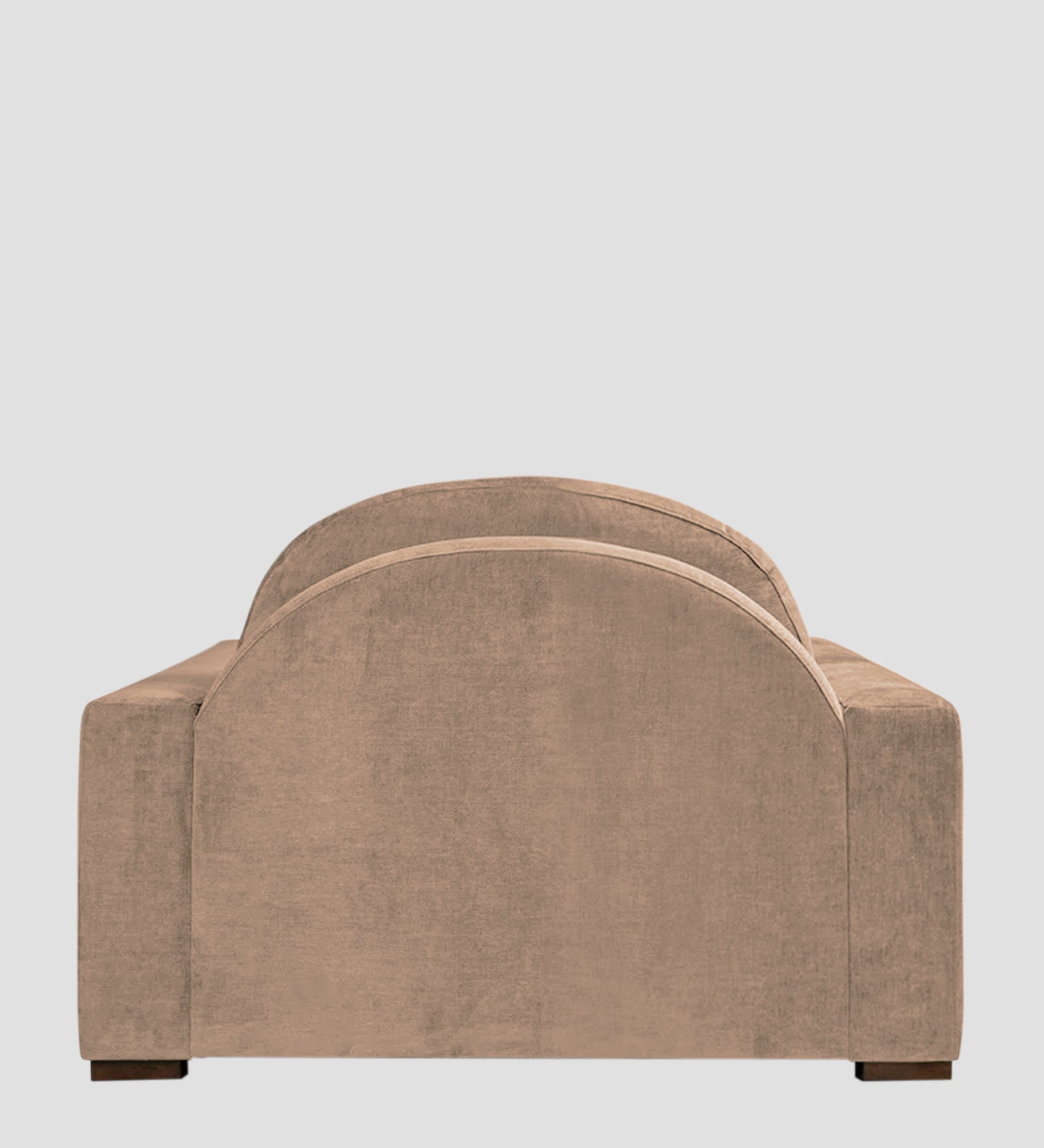 Dara Fabric 1 Seater Sofa In Cookie Beige Colour - Febonic Living