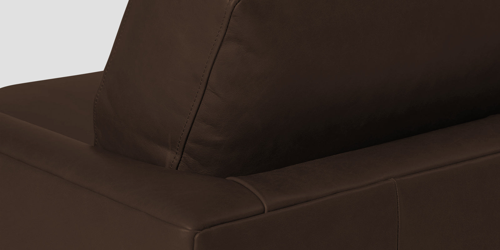 Sterio Leatherette 2 Seater Sofa In Carob Brown Colour - Febonic Living