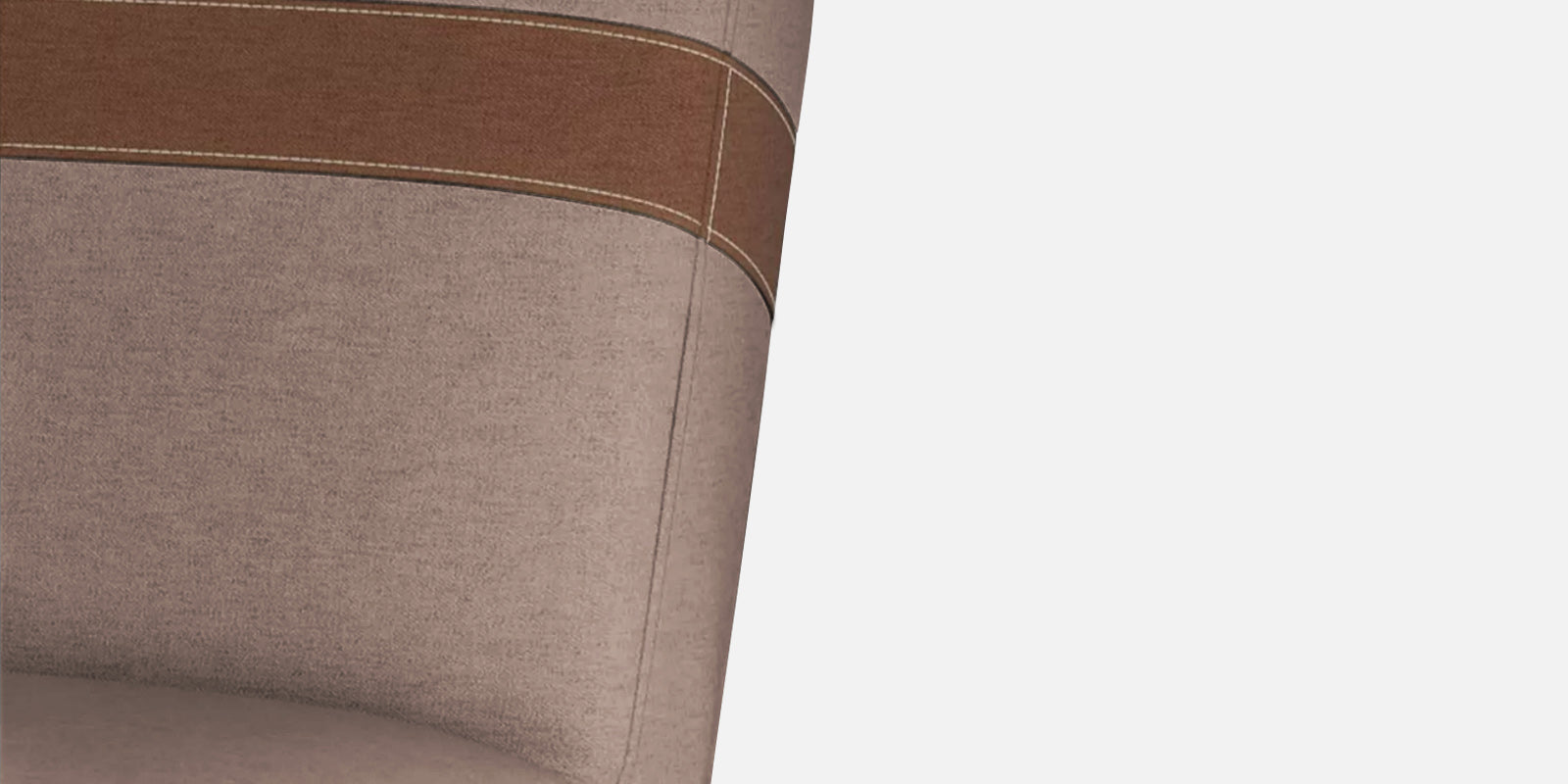 Vedan Fabric 3 Seater Convertible Sofa Cum Bed In Kadhi Beige Colour - Febonic Living