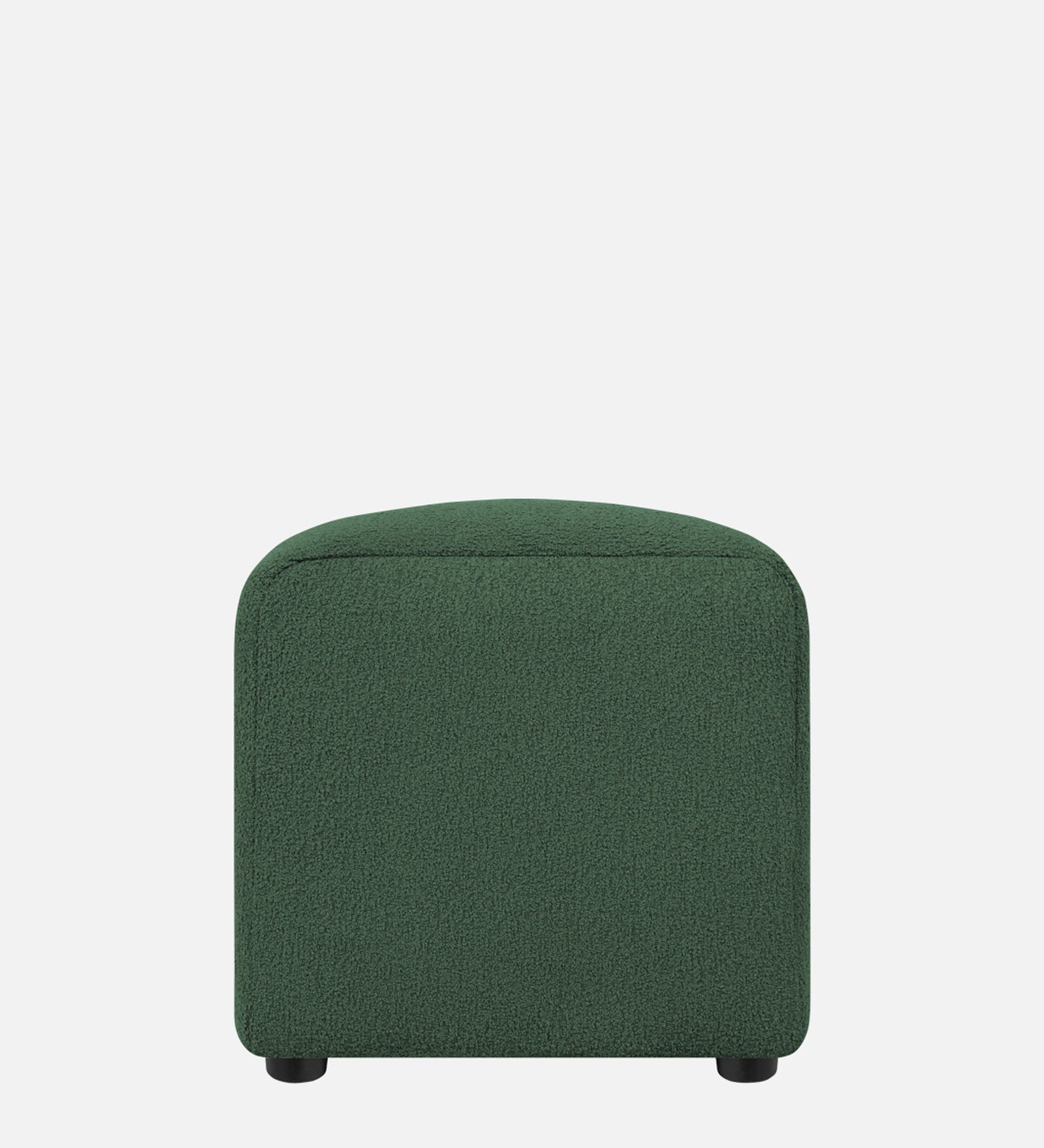 Rexi Boucle Fabric Bench In Bottle Green Colour - Febonic Living