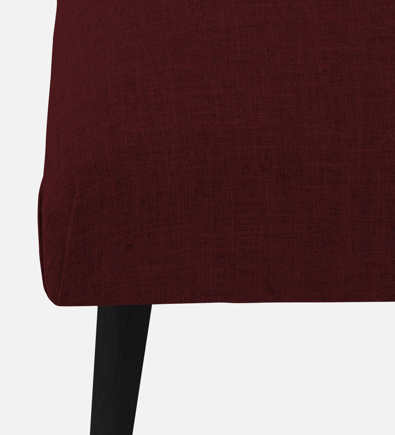 Adon Velvet Bench In Dark Maroon Colour - Febonic Living