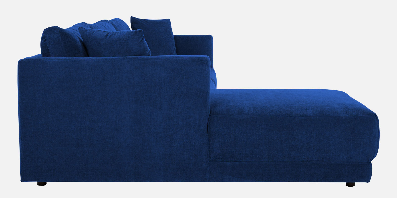 Northern Fabric RHS Sectional Sofa (3+Lounger) In Royal blue Colour - Febonic Living