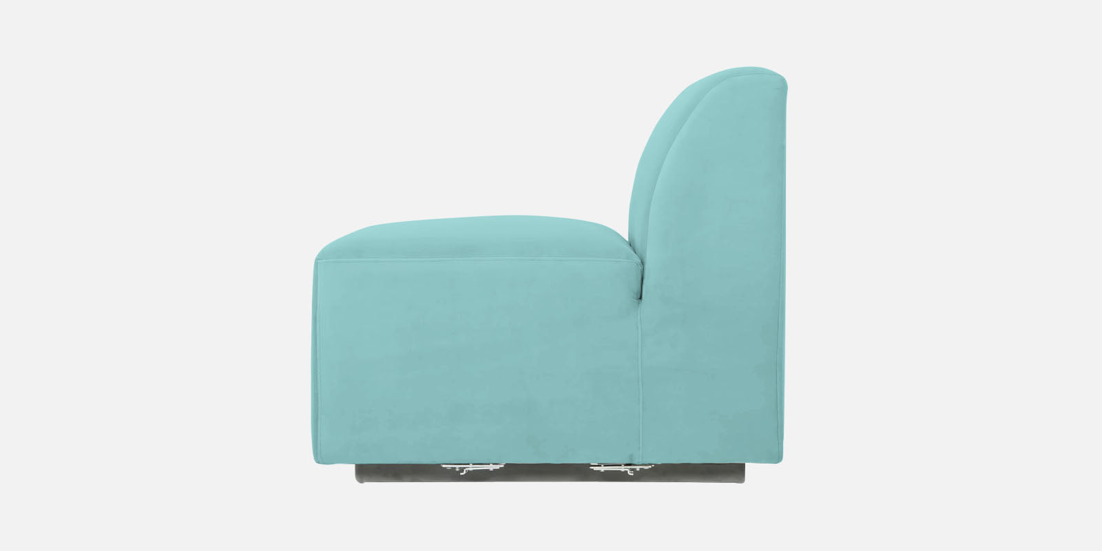 Bufa Velvet 3 Seater Sofa in Barmunda Aqua Blue Colour