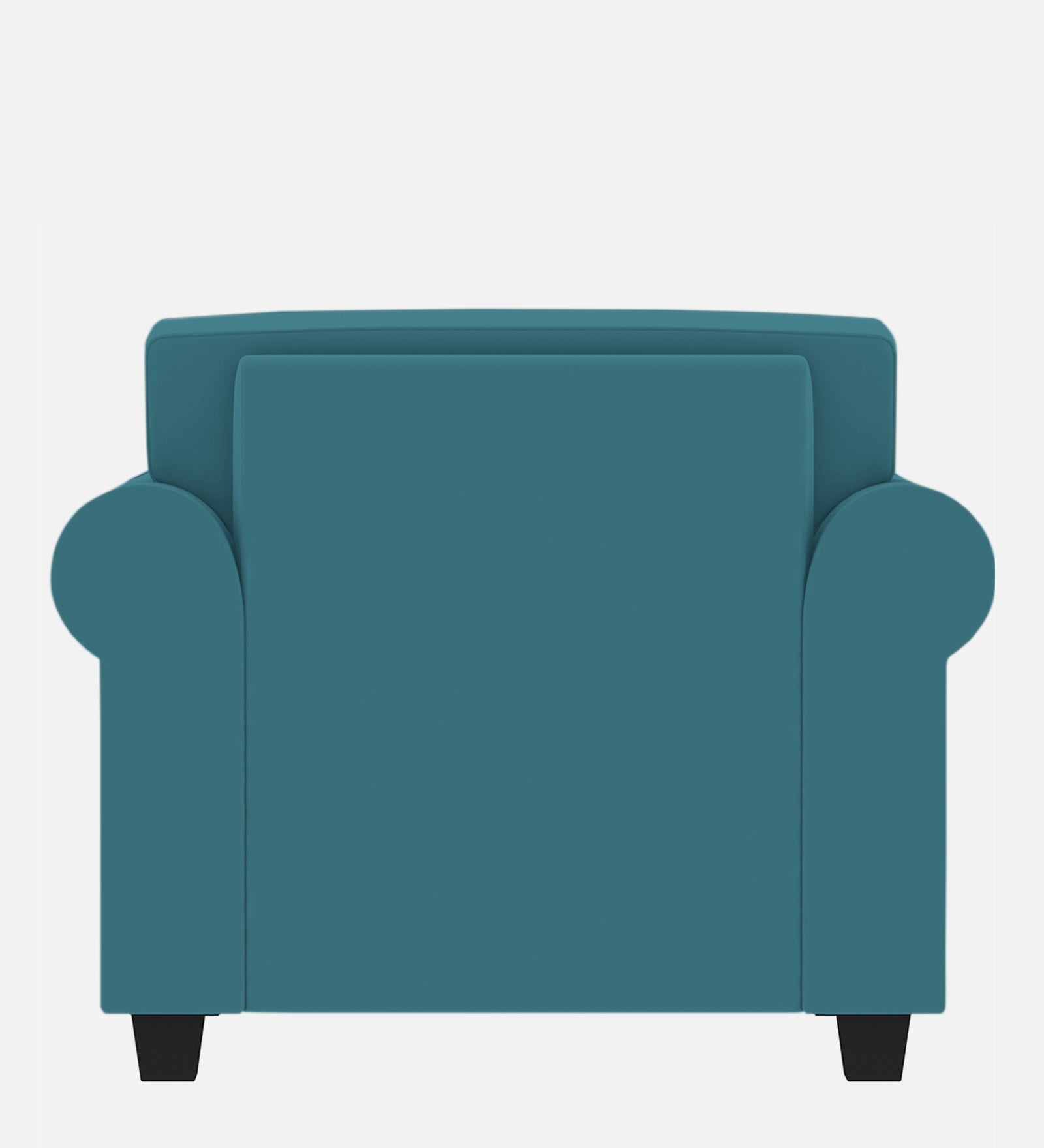 Numonk Velvet 1 Seater Sofa In Aqua Blue Colour - Febonic Living